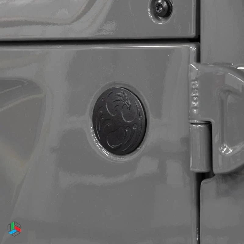 Jeep Wrangler JL ?    ? THREEDOM CUSTOM DESIGN BADGES BadgeOnJeep-14