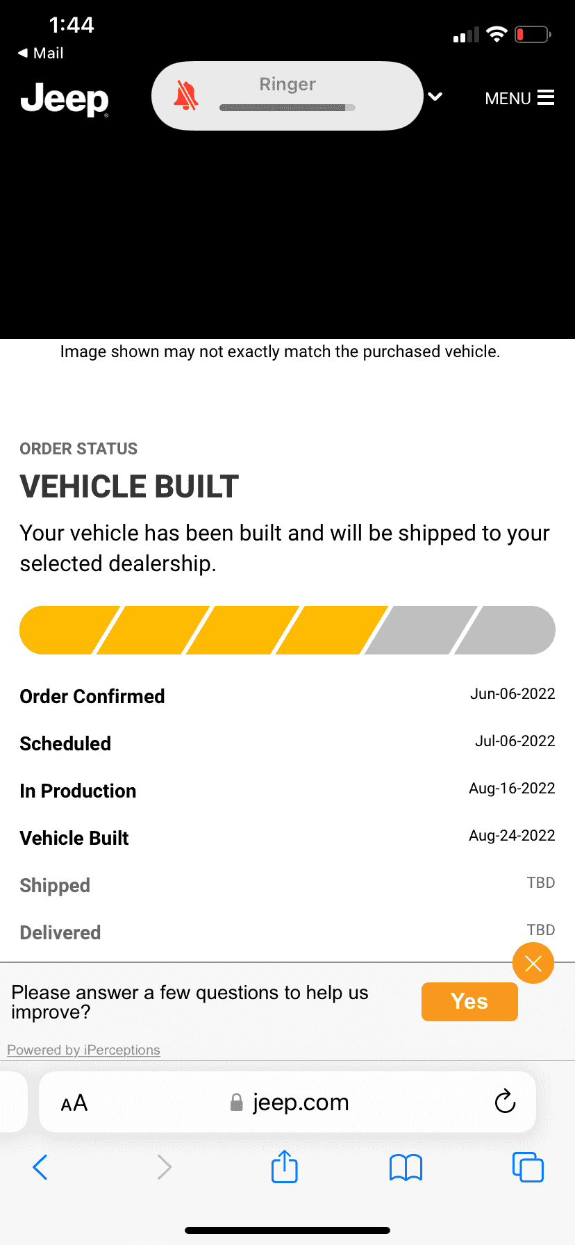 Jeep Wrangler JL 2023 Orders - Check in here 17C529DA-004A-4E03-B6E1-C945D8E9A567