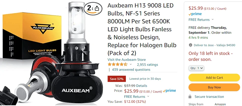Jeep Wrangler JL LED Bulbs vs New headlight casing? 1661914673848