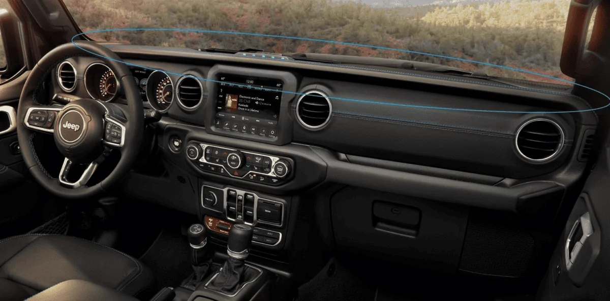 Jeep Wrangler JL Top Pad on Dash 1661917314865