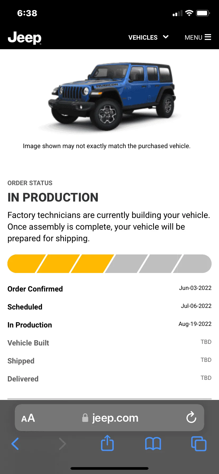 Jeep Wrangler JL 2023 Orders - Check in here C90C3525-EE0A-4F69-902C-B4637A53C04F