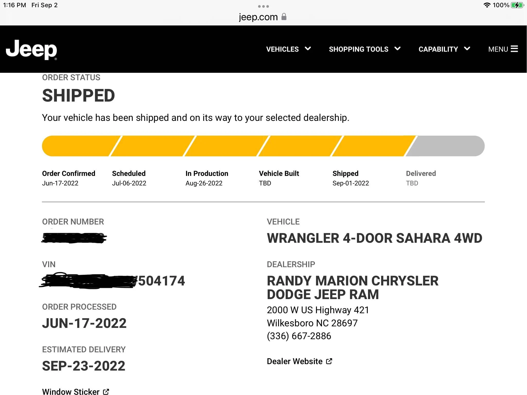 Jeep Wrangler JL 2023 Orders - Check in here 19ED73C6-30BA-4A16-85A1-3426F1D891A0