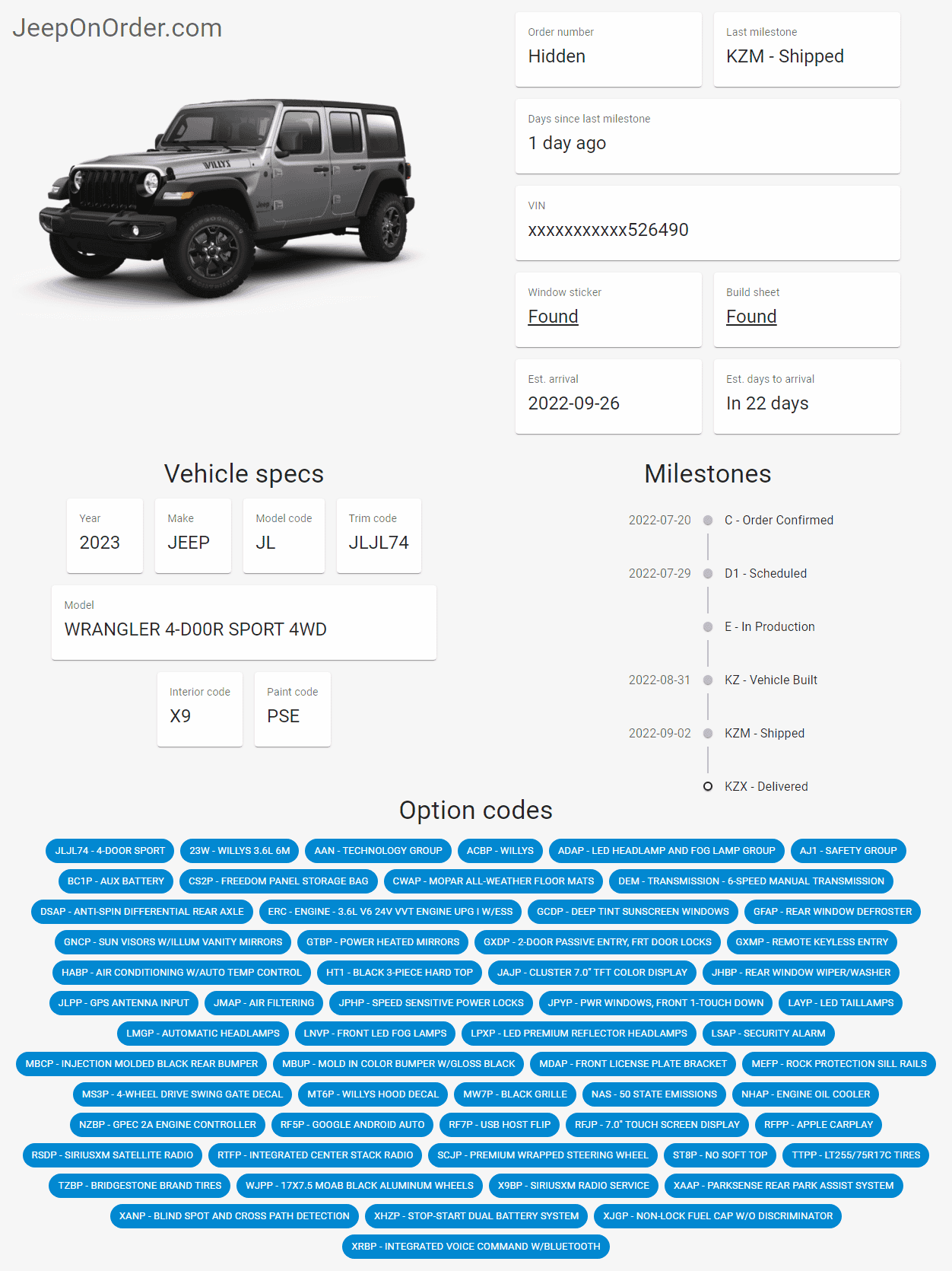 Jeep Wrangler JL 2023 Orders - Check in here 1662257917066