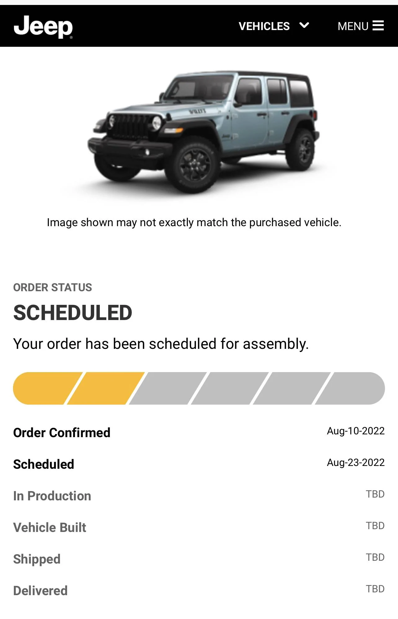 Jeep Wrangler JL 2023 Orders - Check in here 4604966D-EEBC-4D3C-943C-C6017BE83E23