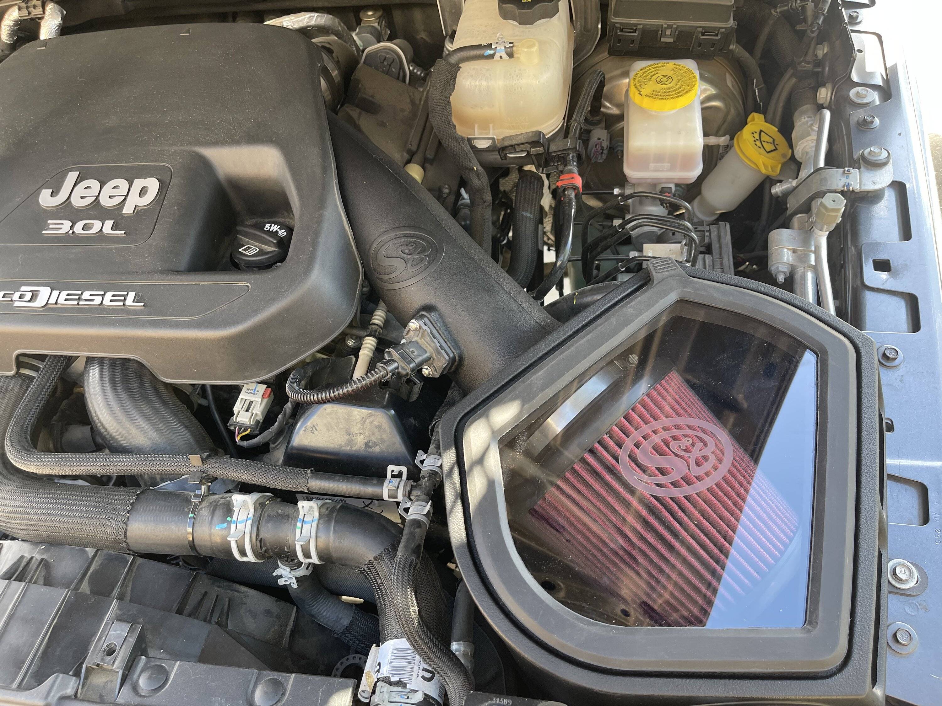 Jeep Wrangler JL S&B intake INSTALLED 57C993E1-32DE-439D-AF3A-6E529B538A37