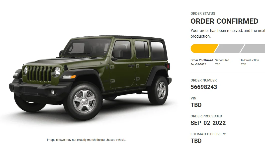 Jeep Wrangler JL 2023 Orders - Check in here jeep wramg;er