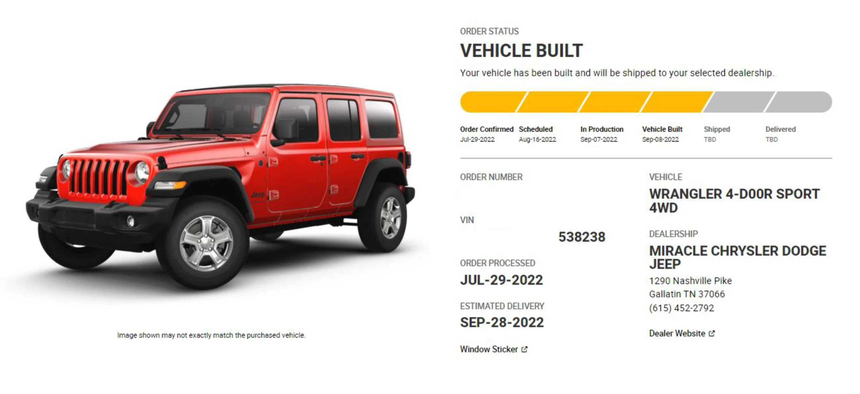 Jeep Wrangler JL 2023 Orders - Check in here omg