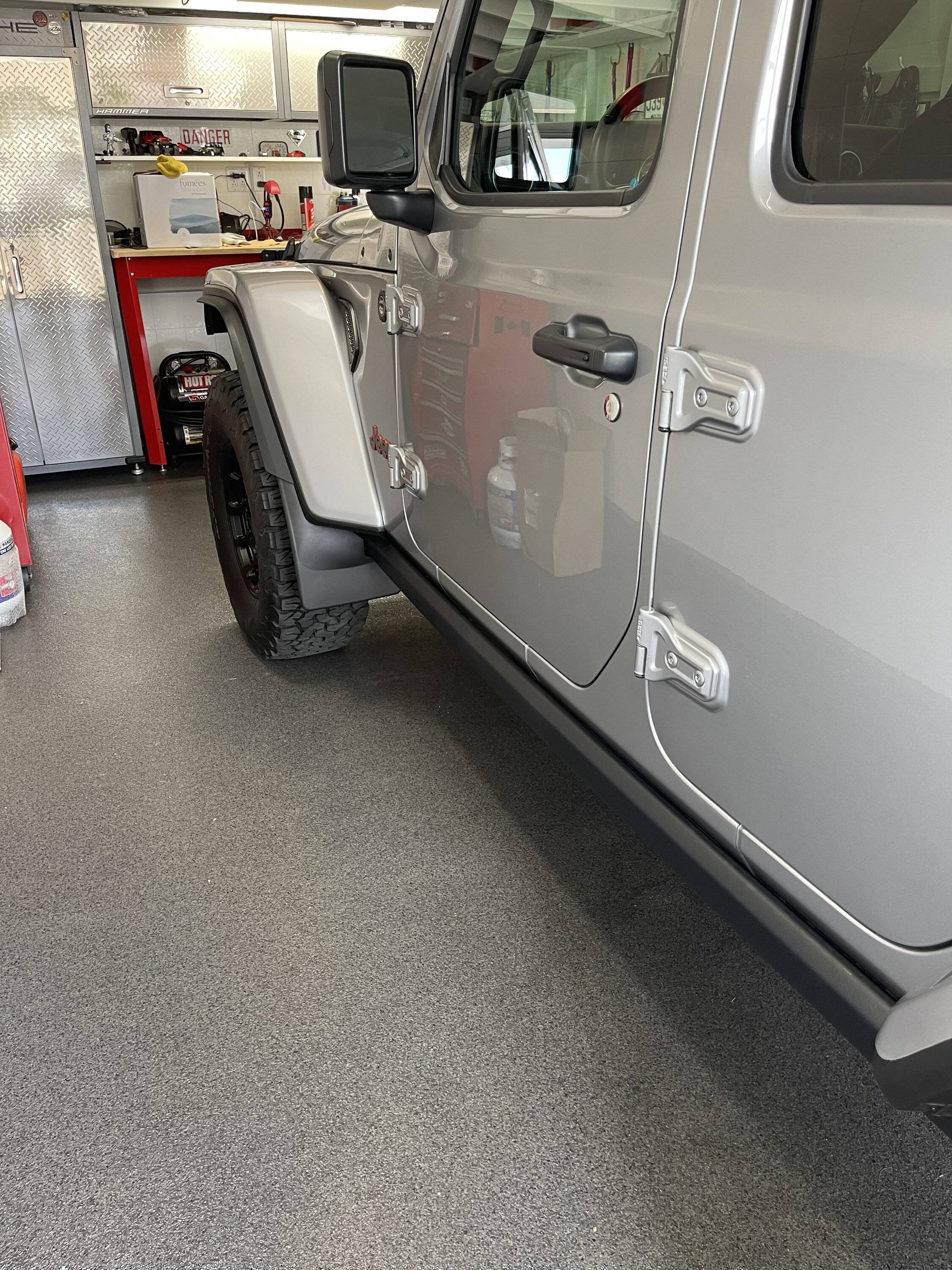 Jeep Wrangler JL Weathertech Mudflaps on Xtreme Recon 5767570C-D661-4B30-B5ED-C19CF6896810