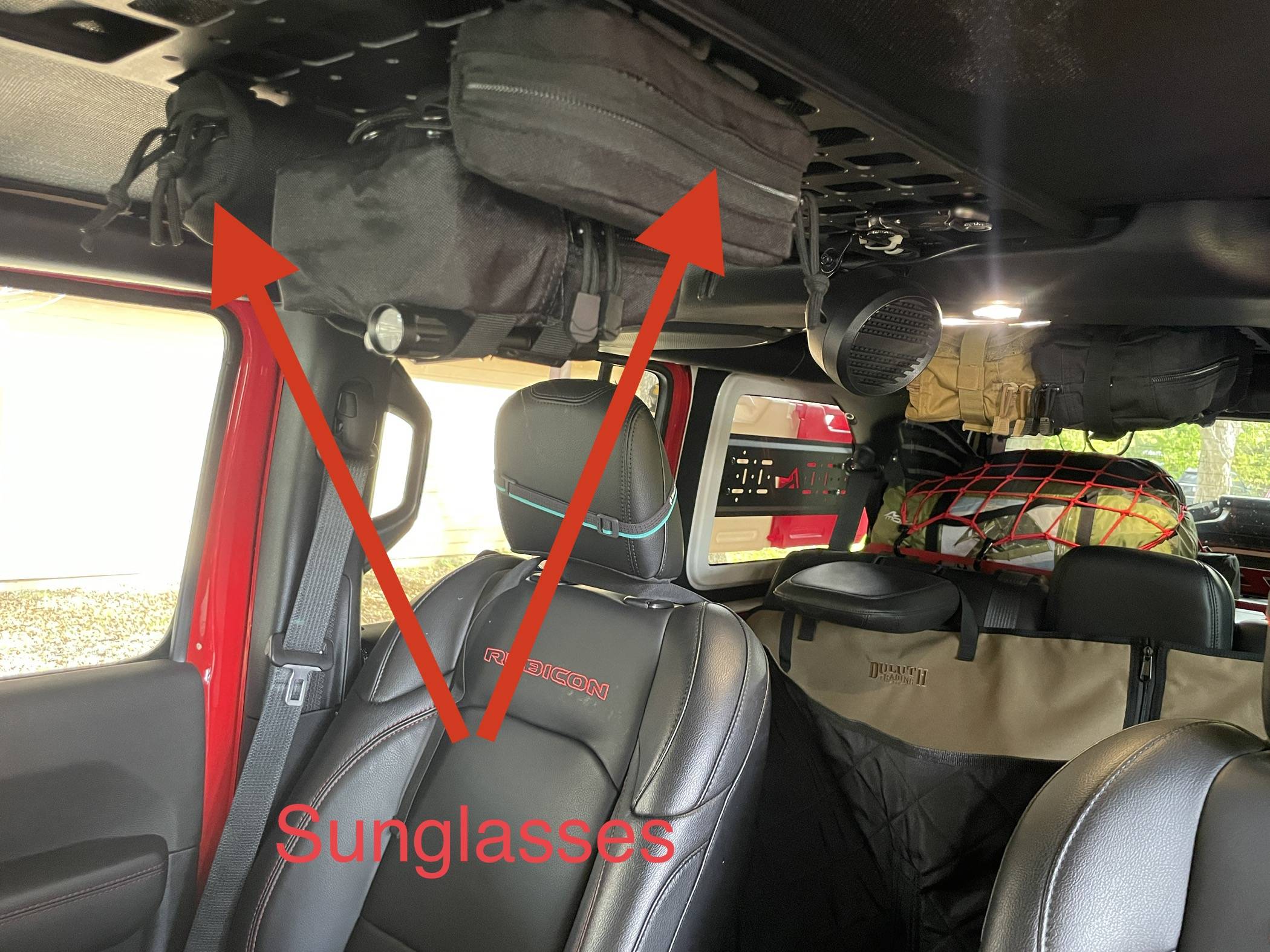 Jeep Wrangler JL Sunglass storage B6FD8613-EE4E-490C-82DB-F58FF908F673
