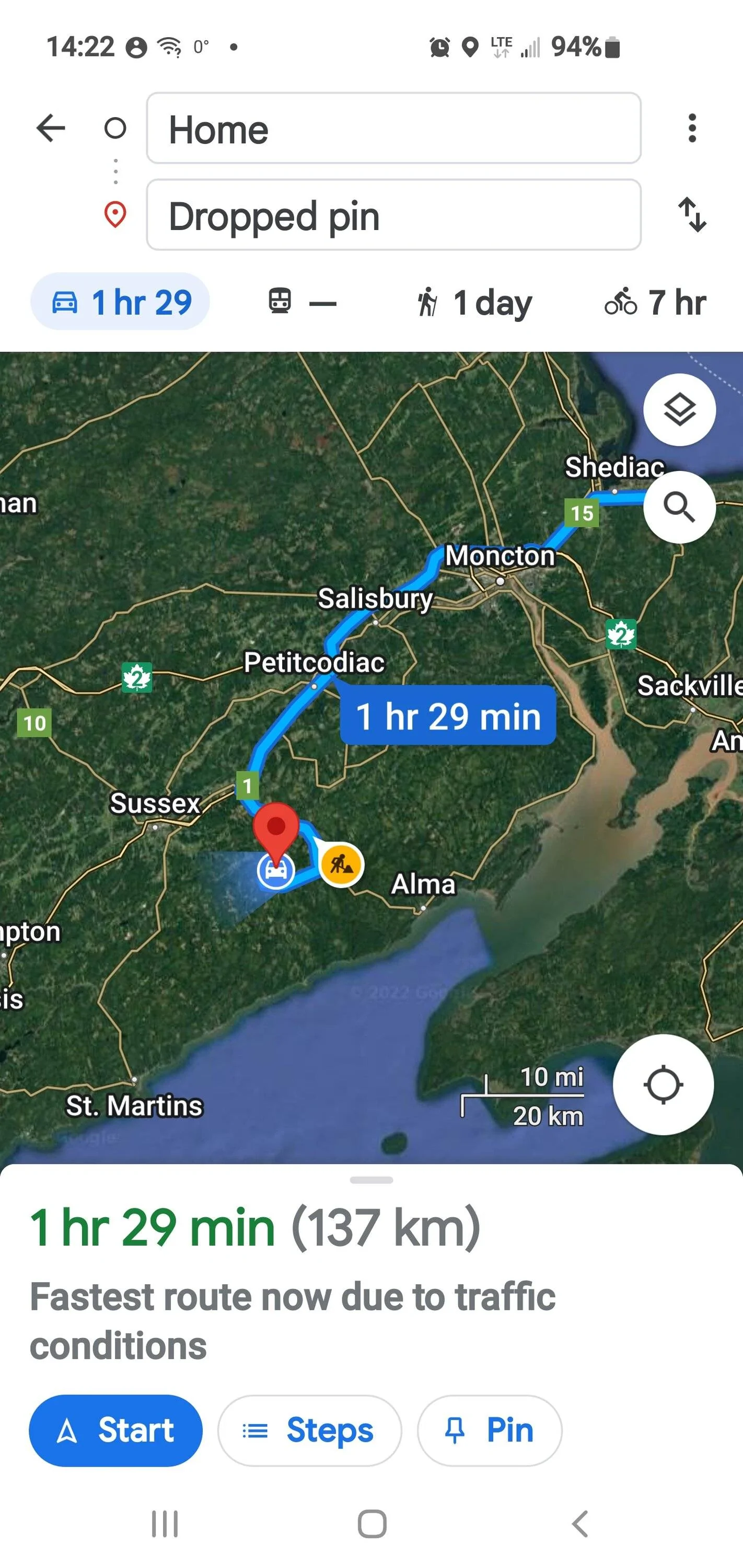 Jeep Wrangler JL Overlanding trip Screenshot_20220910-142209_Maps