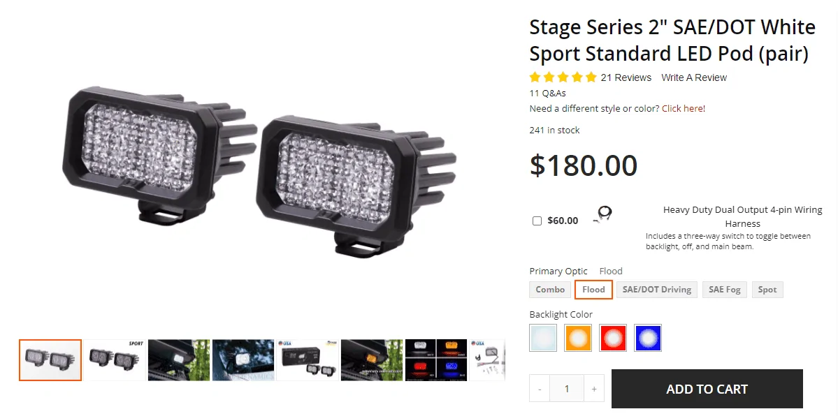 Jeep Wrangler JL Diode Dynamics SSC2 LED Pods 1663111705426