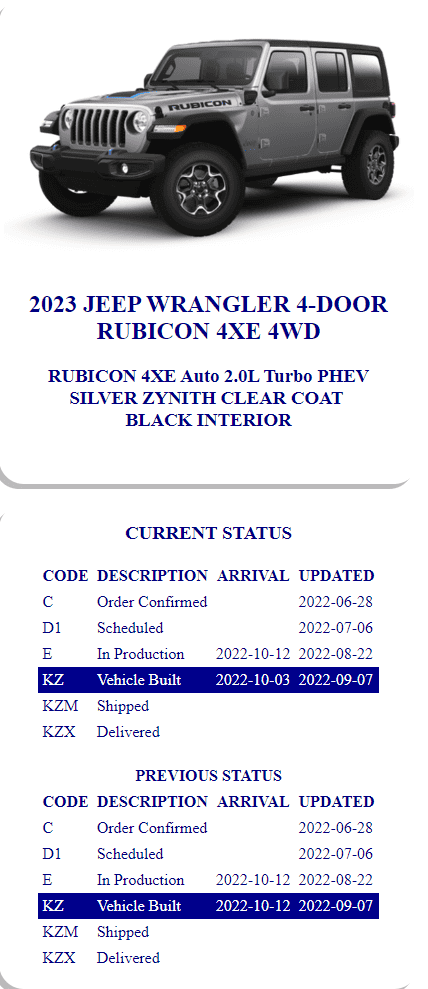 Jeep Wrangler JL So how many here have ordered a 2023? 1663247804376