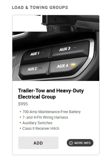Jeep Wrangler JL Epic fail! Didnt get AUX tow group - solutions? to