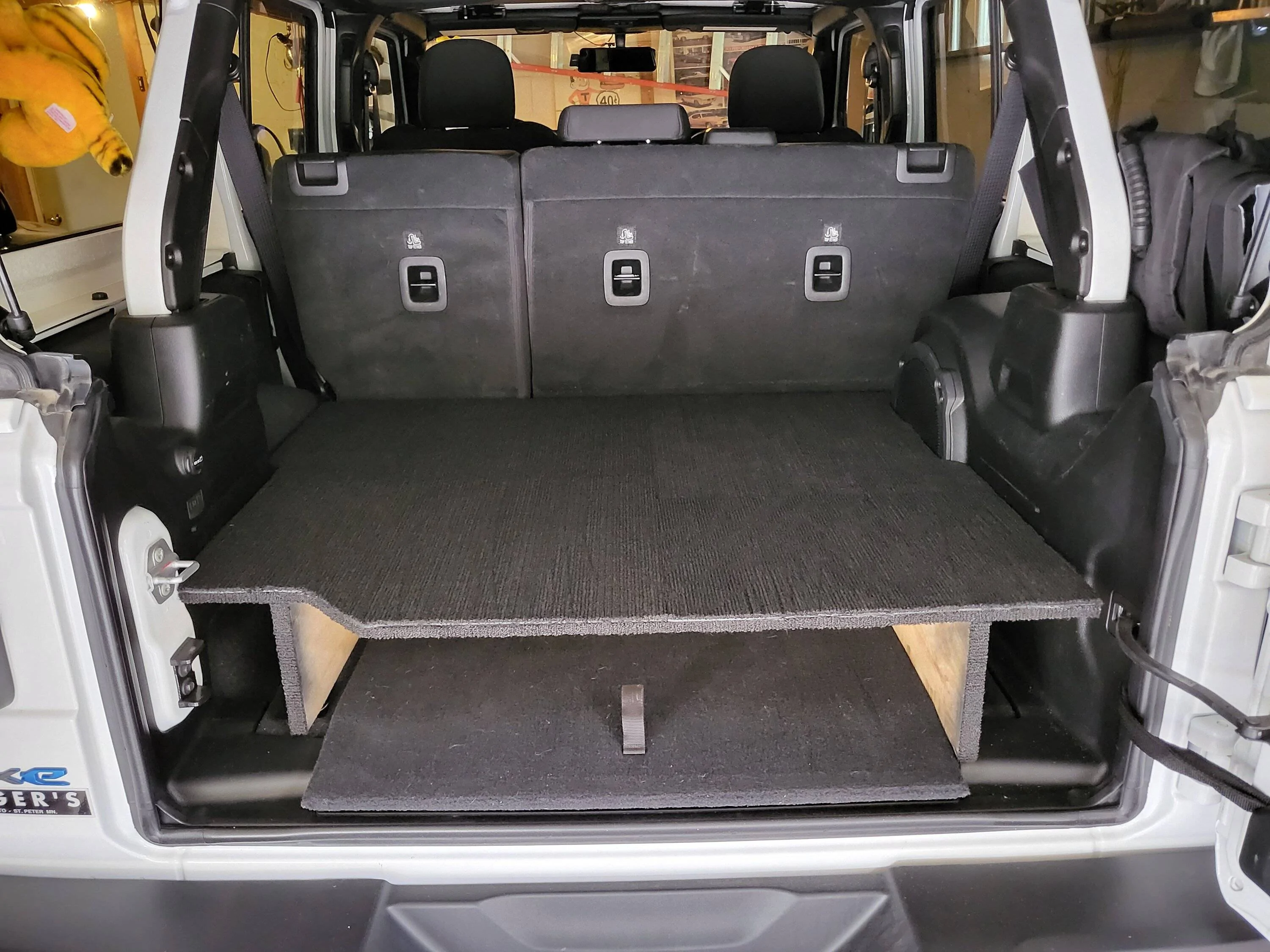 Jeep Wrangler JL Sleeping Platform 20220916_141237