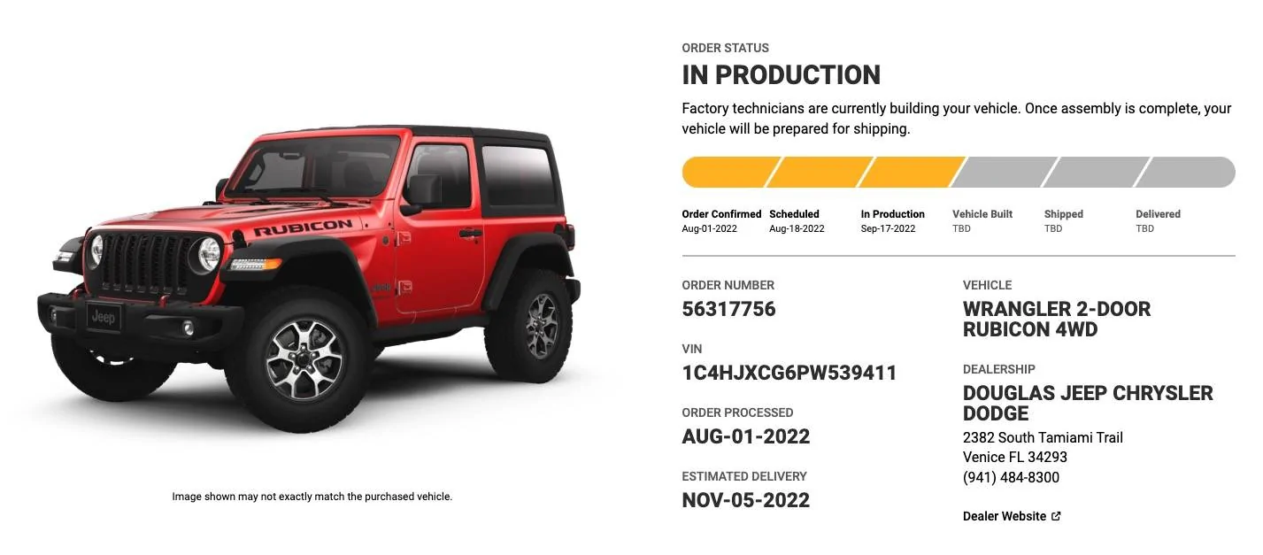 Jeep Wrangler JL 2023 Orders - Check in here Screenshot 2022-09-18 at 11.54.22