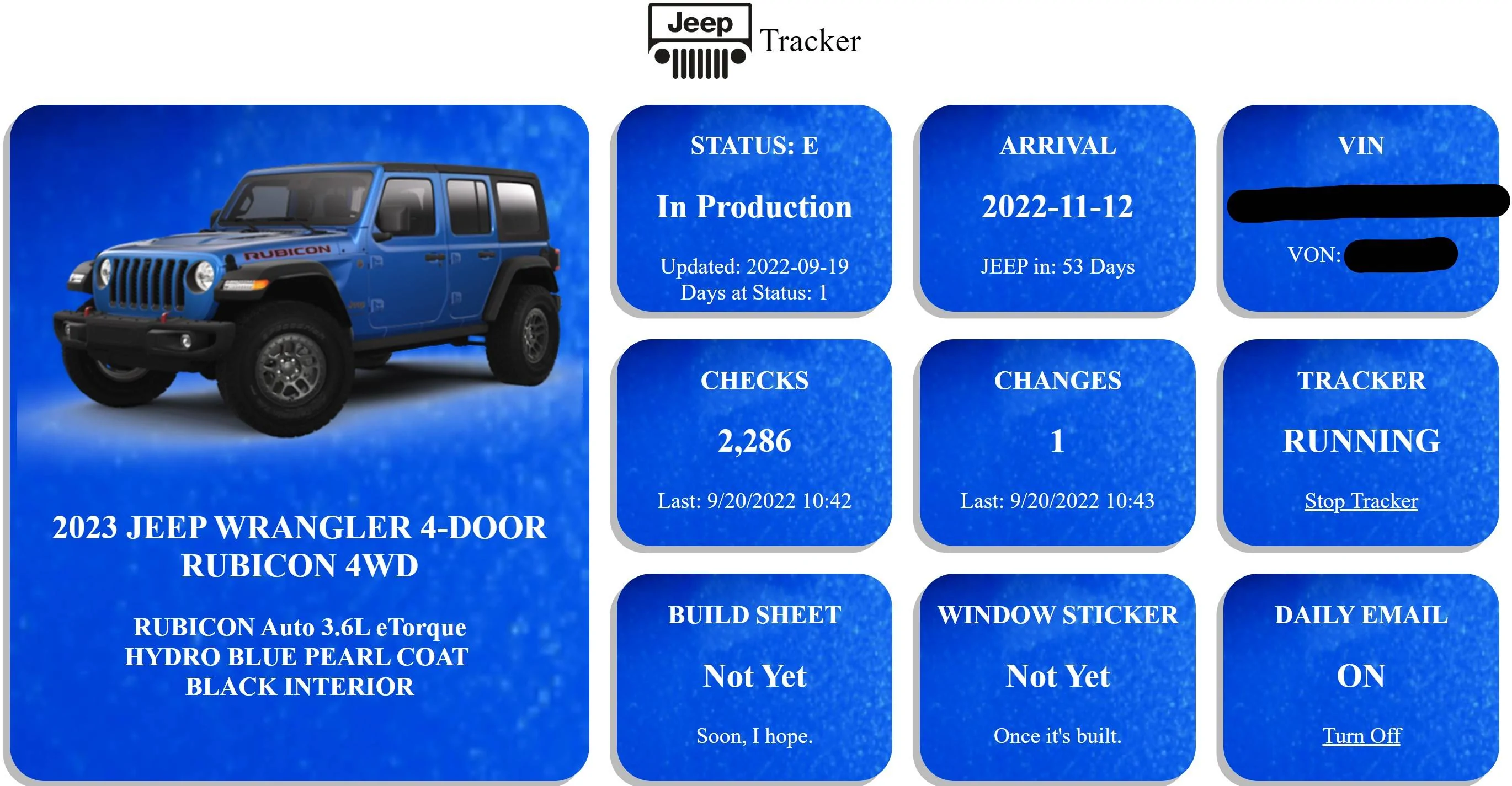 Jeep Wrangler JL 2023 Orders - Check in here JEep Build Tracker