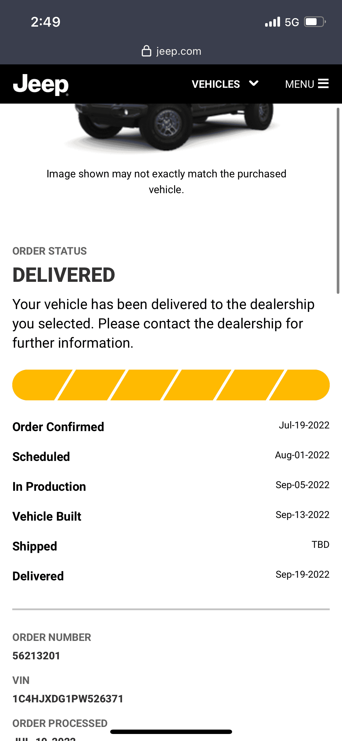 Jeep Wrangler JL 2023 Orders - Check in here 54FA3892-F23D-4083-A783-154154F13763