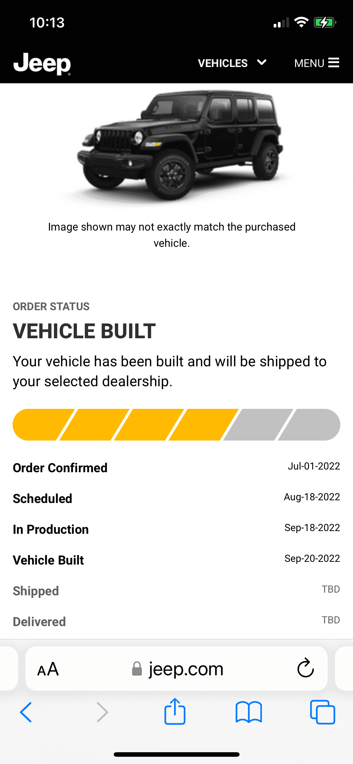 Jeep Wrangler JL 2023 Orders - Check in here D9250FD4-7288-4FE3-813E-850C552D4A20