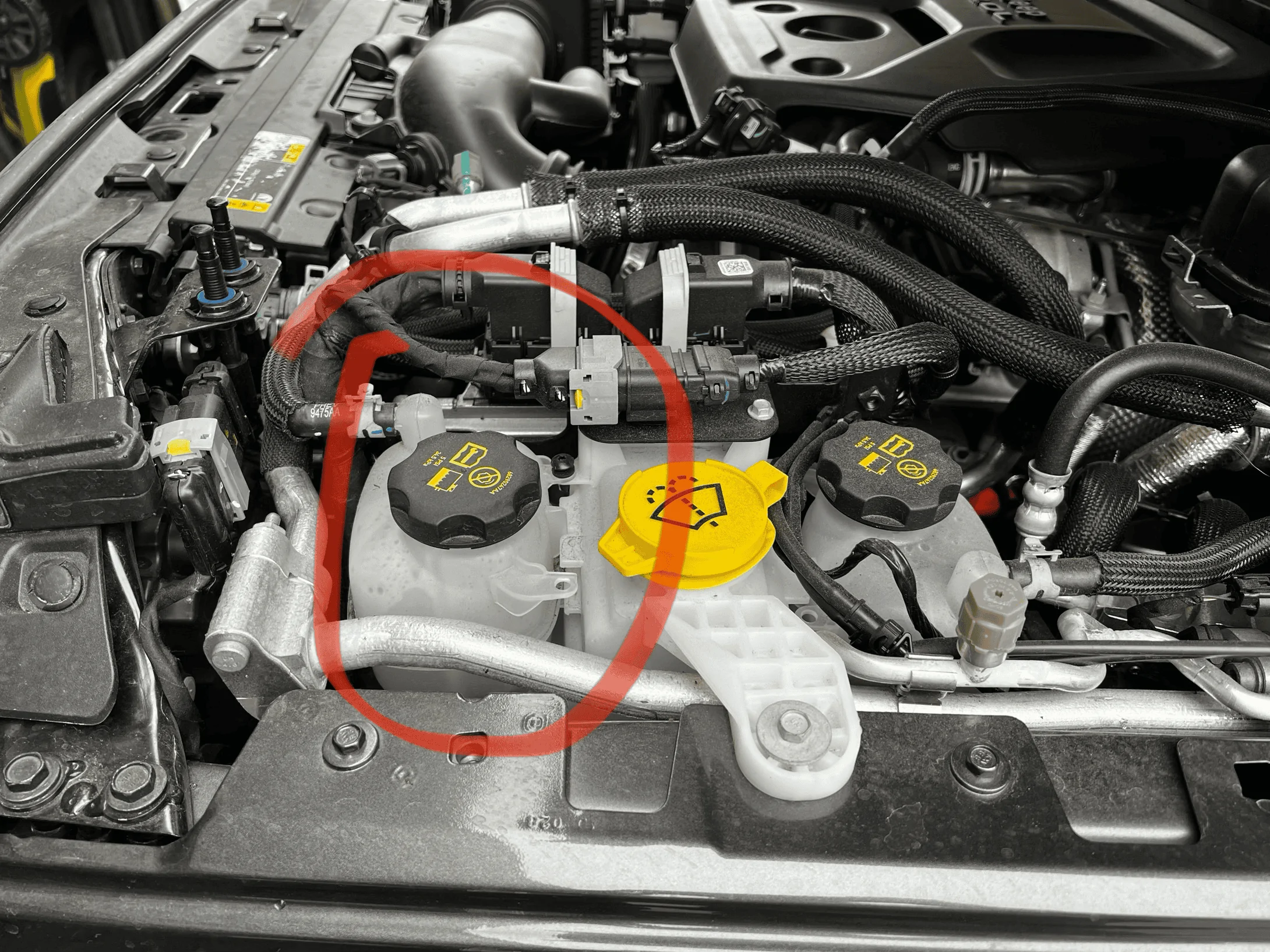 Jeep Wrangler JL 2022 w/6k Miles Leaking Coolant tempImageXIVunM