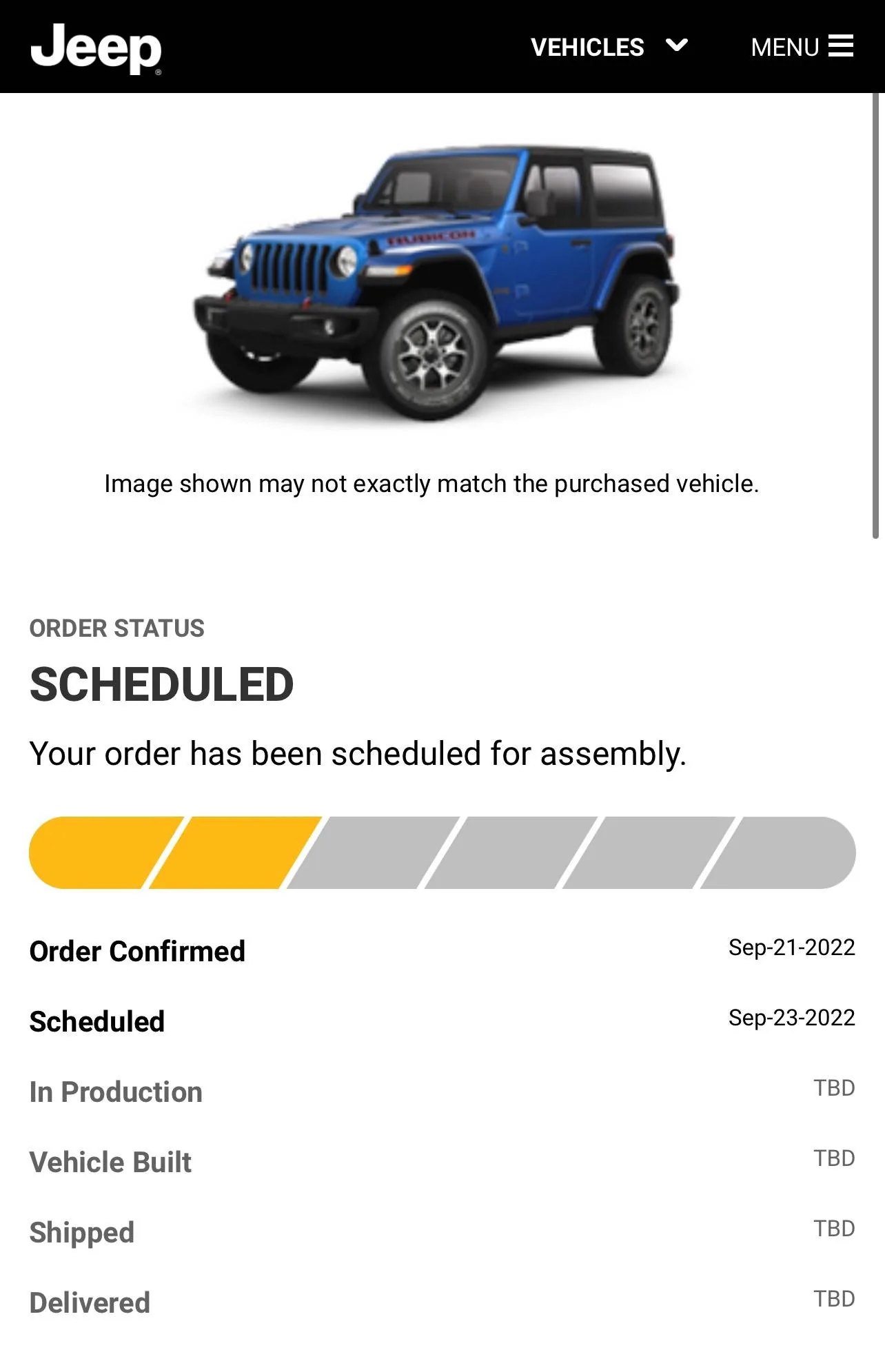Jeep Wrangler JL 2023 Orders - Check in here Order