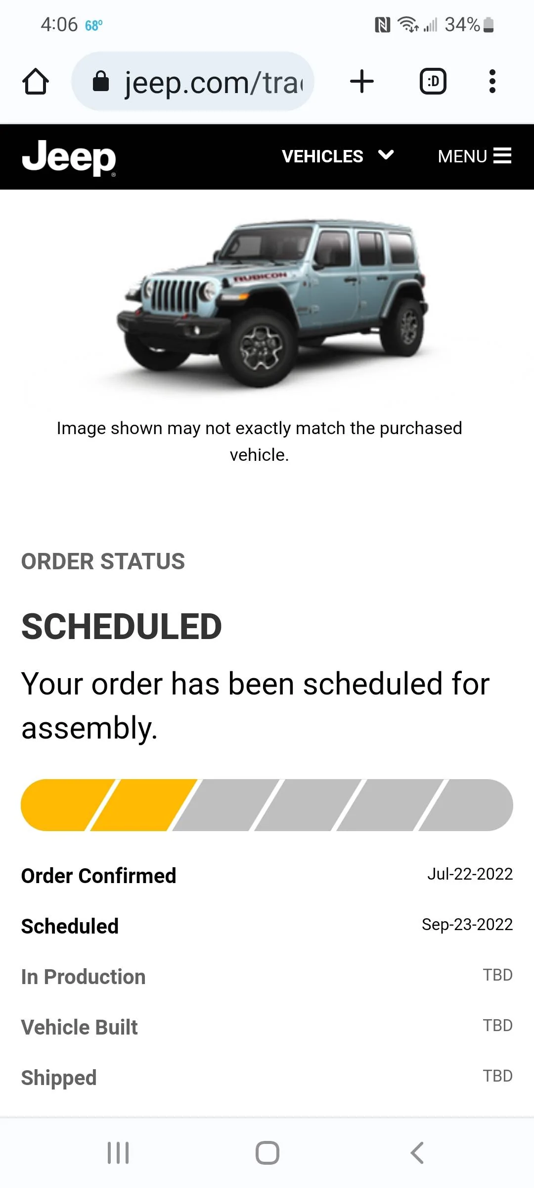 Jeep Wrangler JL 2023 Orders - Check in here Screenshot_20220924-160631_Chrom