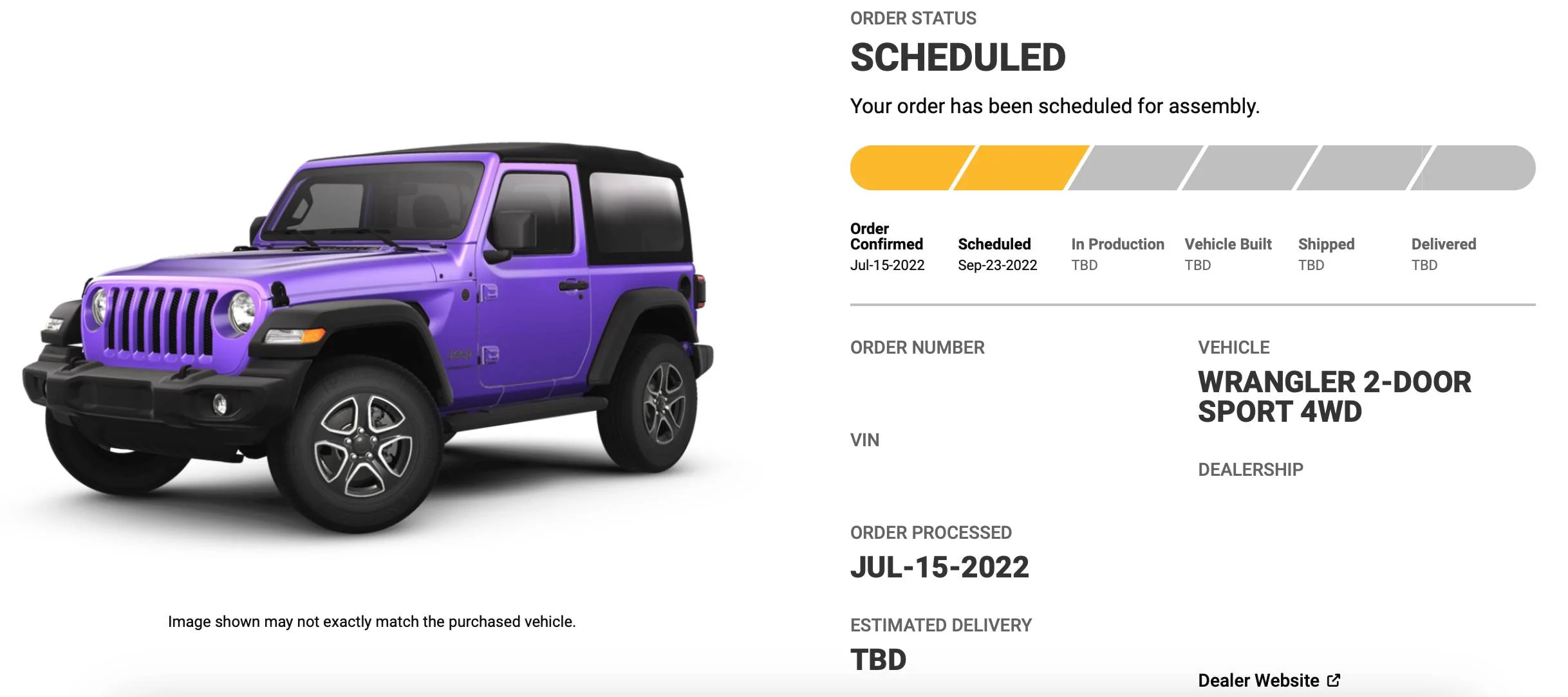 Jeep Wrangler JL 2023 Orders - Check in here D1