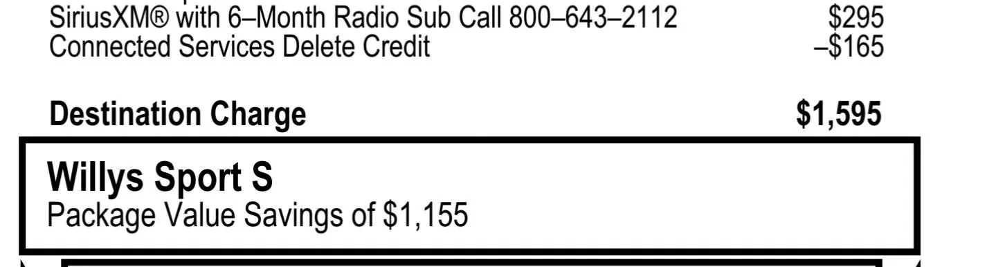 Jeep Wrangler JL Connected services delete credit? Screenshot_20220925_175253