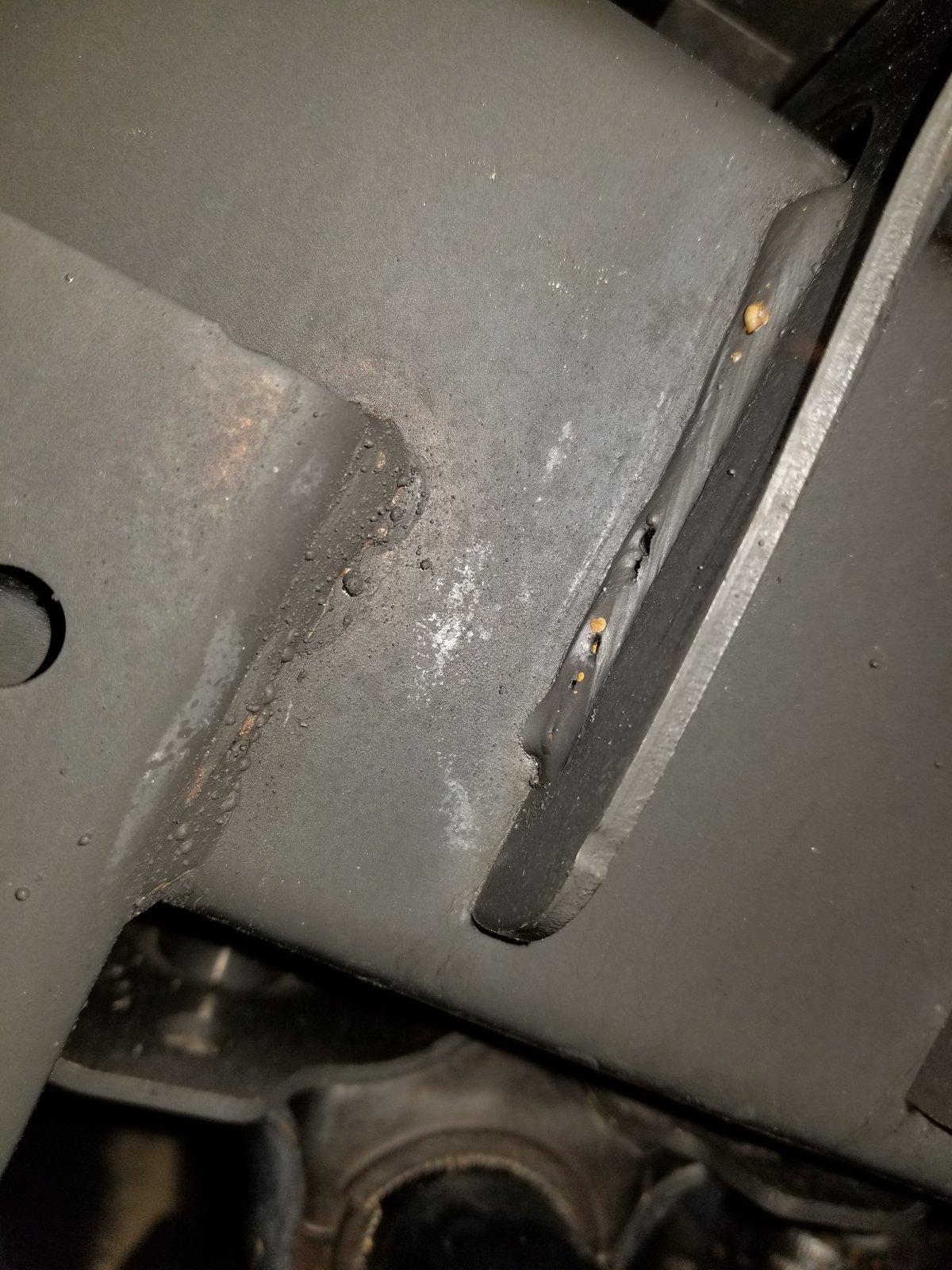 Jeep Wrangler JL JL welding Issues 20180709_145317