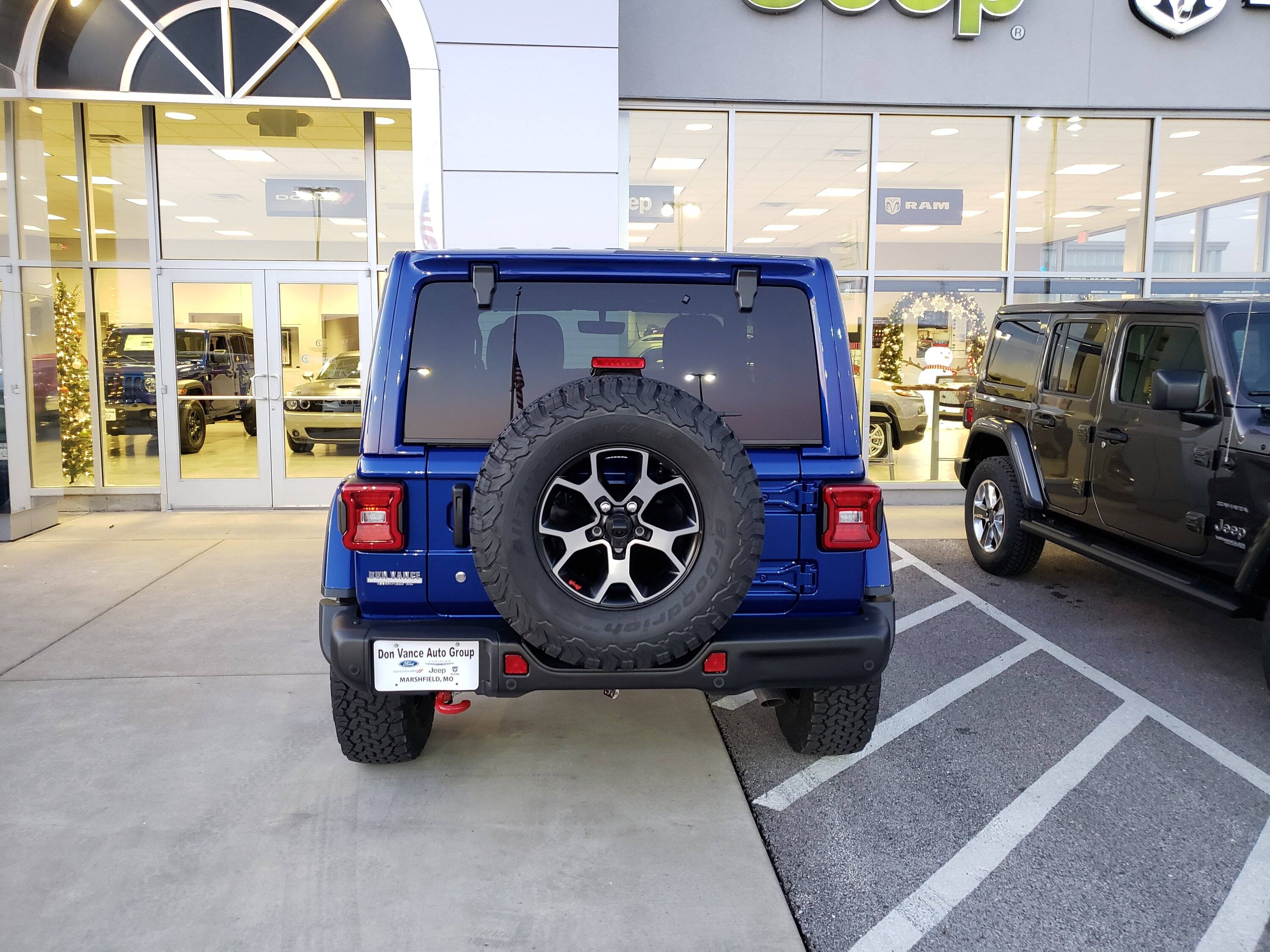 Jeep Wrangler JL 2 door Ocean Blue Rubicon build. 20181210_170610