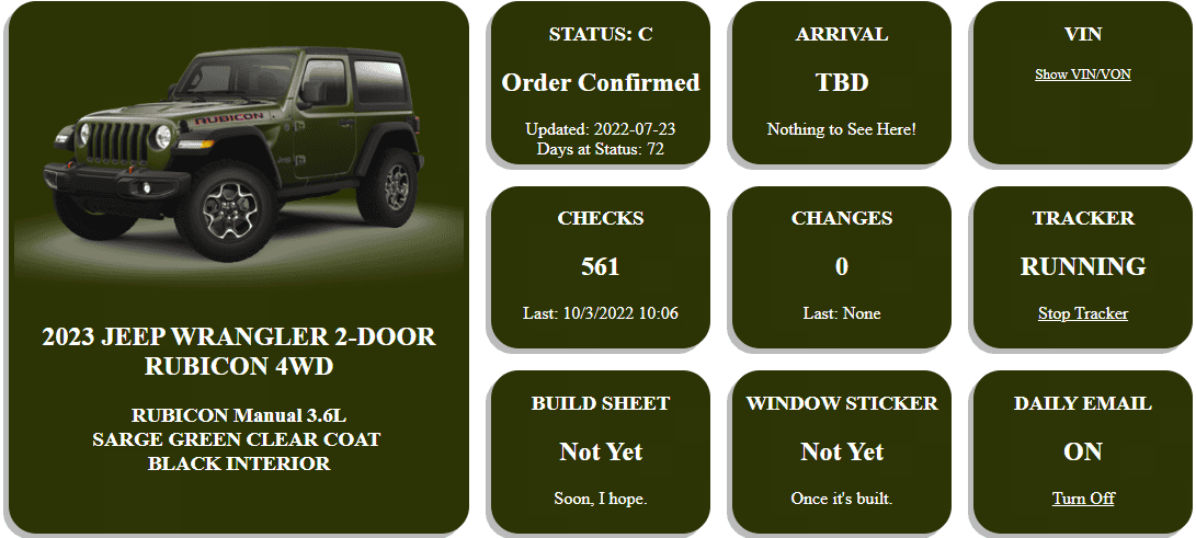 Jeep Wrangler JL 2023 Waiting/Venting Room 1664806103659
