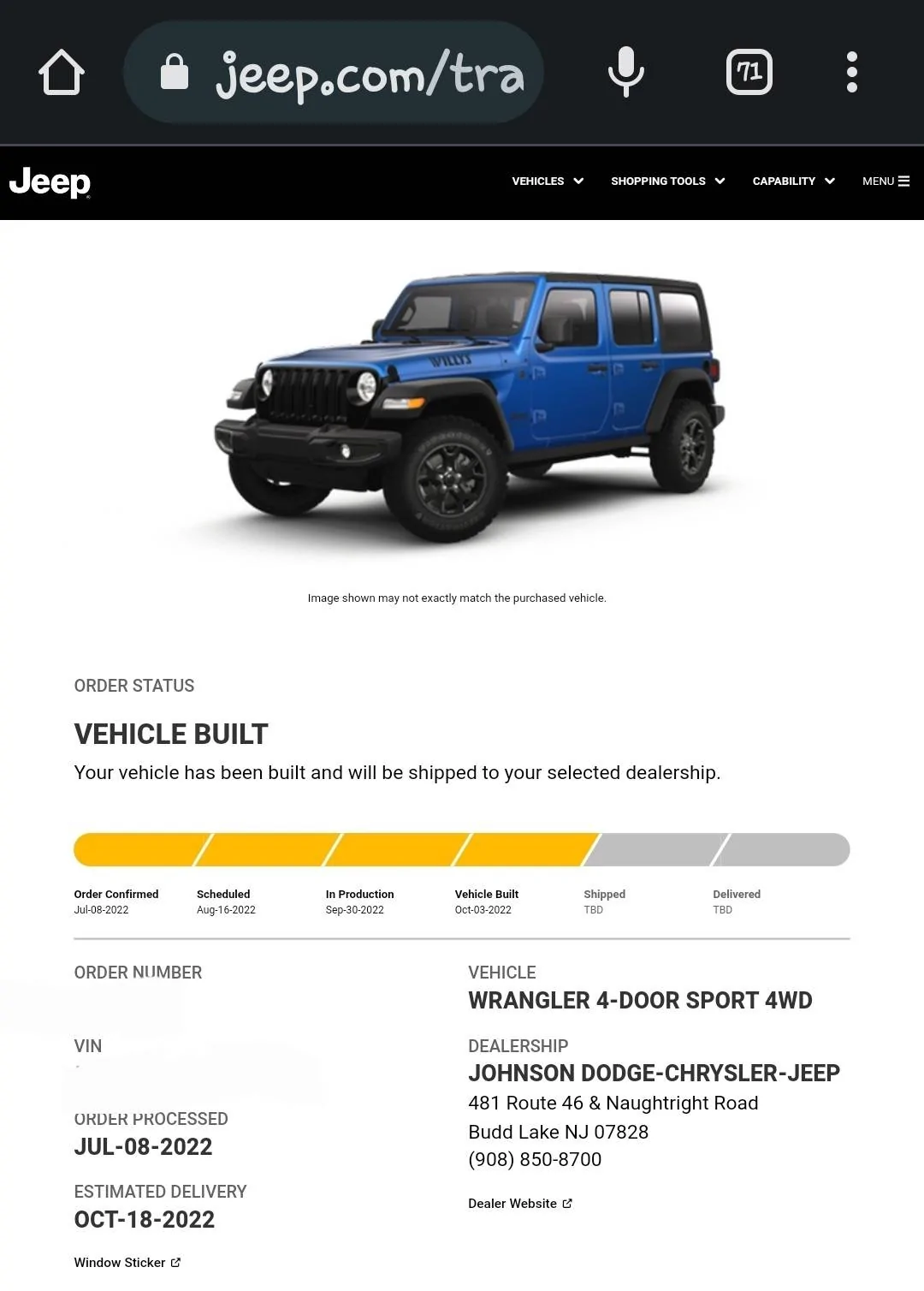 Jeep Wrangler JL 2023 Orders - Check in here Screenshot_20221004_114941