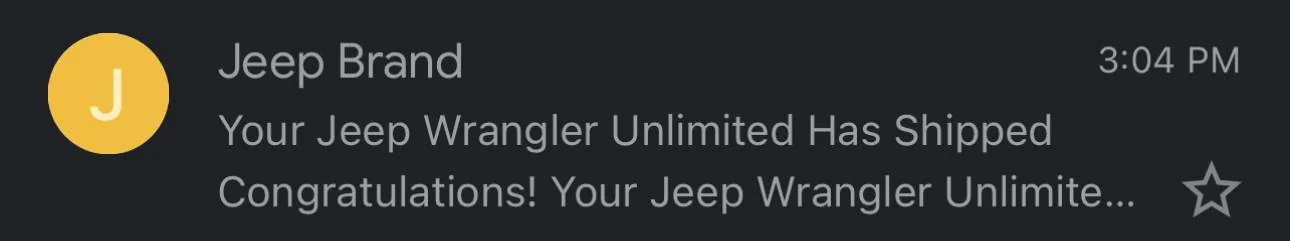 Jeep Wrangler JL 2023 Orders - Check in here 3CCAFC1E-9218-49B9-8F75-3260DB2C2D1D