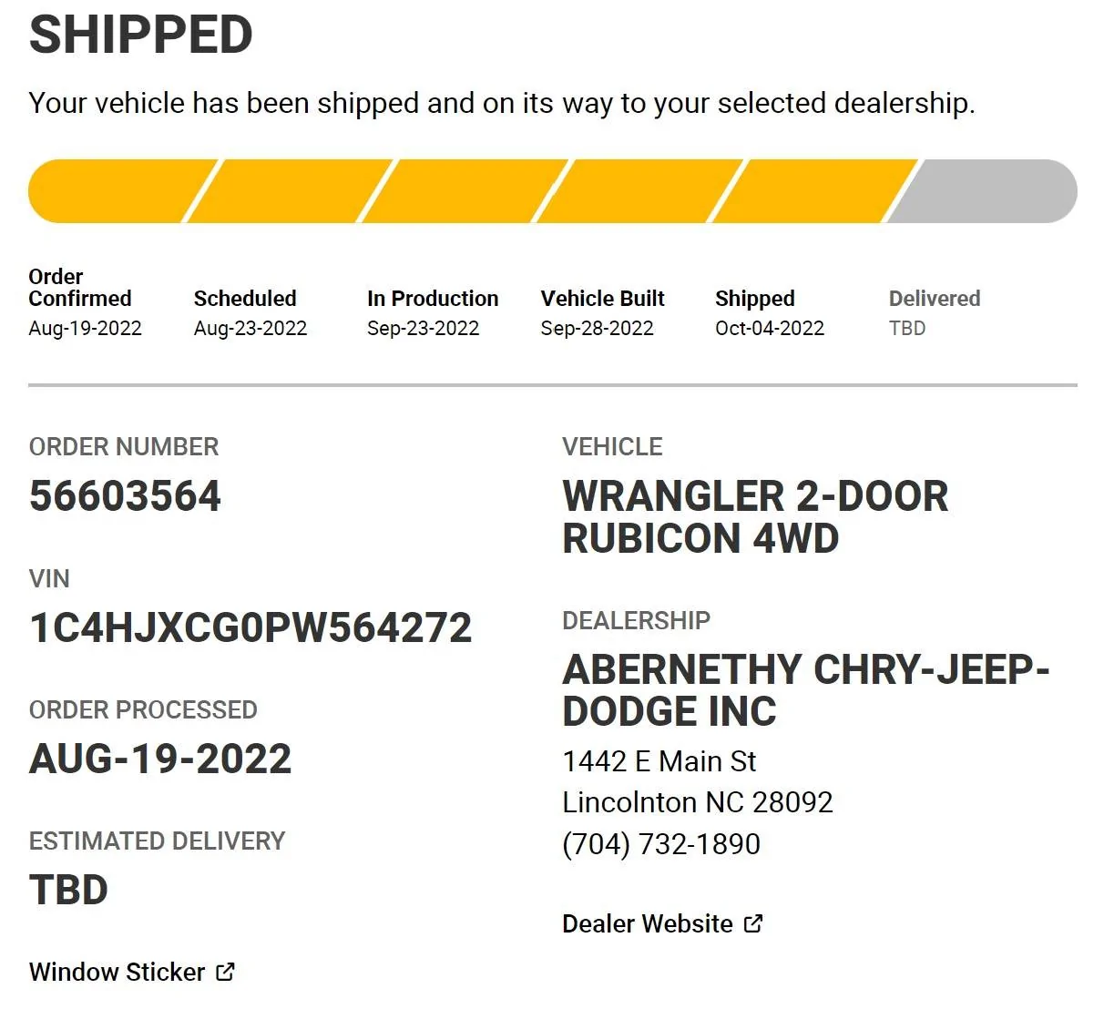 Jeep Wrangler JL 2023 Orders - Check in here Screenshot 2022-10-05 212403