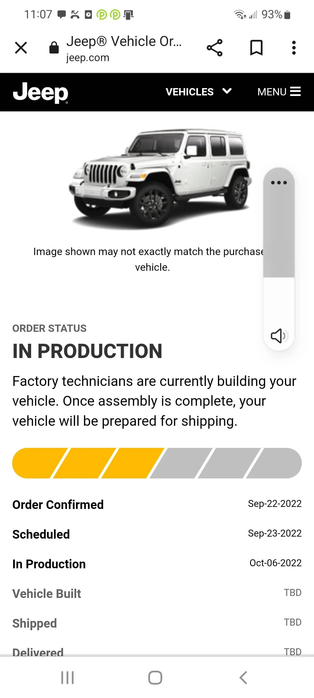 Jeep Wrangler JL 2023 Orders - Check in here Jeep tracker updat