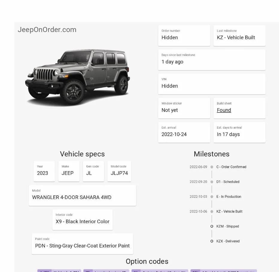 Jeep Wrangler JL 2023 Orders - Check in here Screenshot_20221007_111306