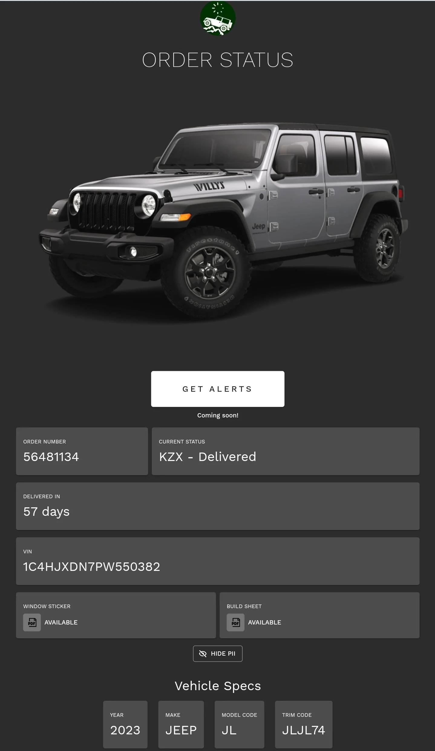 Jeep Wrangler JL 2023 Orders - Check in here Screenshot_20221008_111609