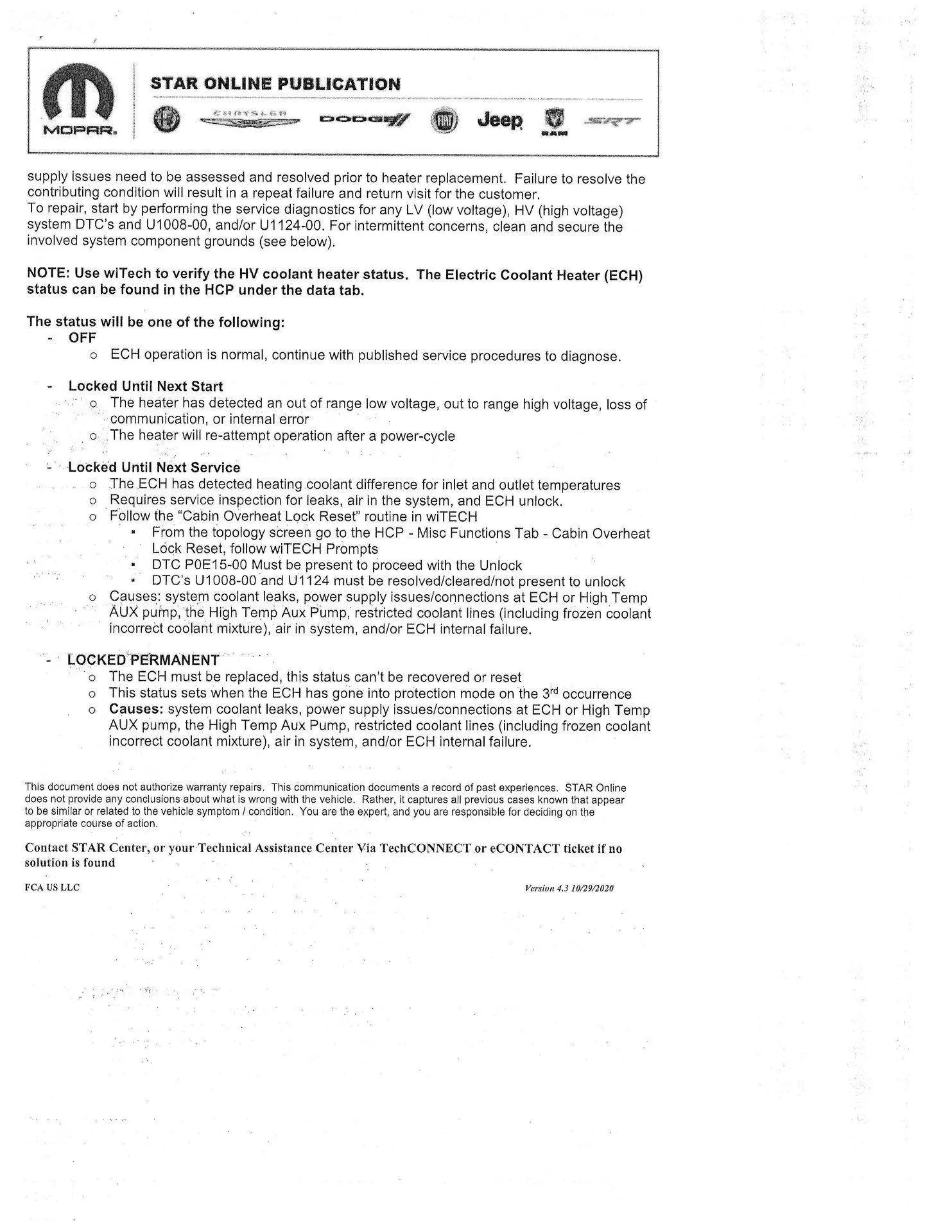 Jeep Wrangler JL UPDATE SOLVED Electric Mode Unavailable Cabin Cooling or Heating 4xe heater