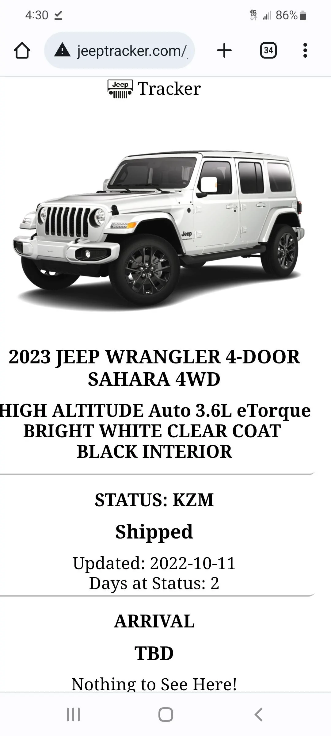 Jeep Wrangler JL 2023 Orders - Check in here Screenshot_20221013-163059_Chrom
