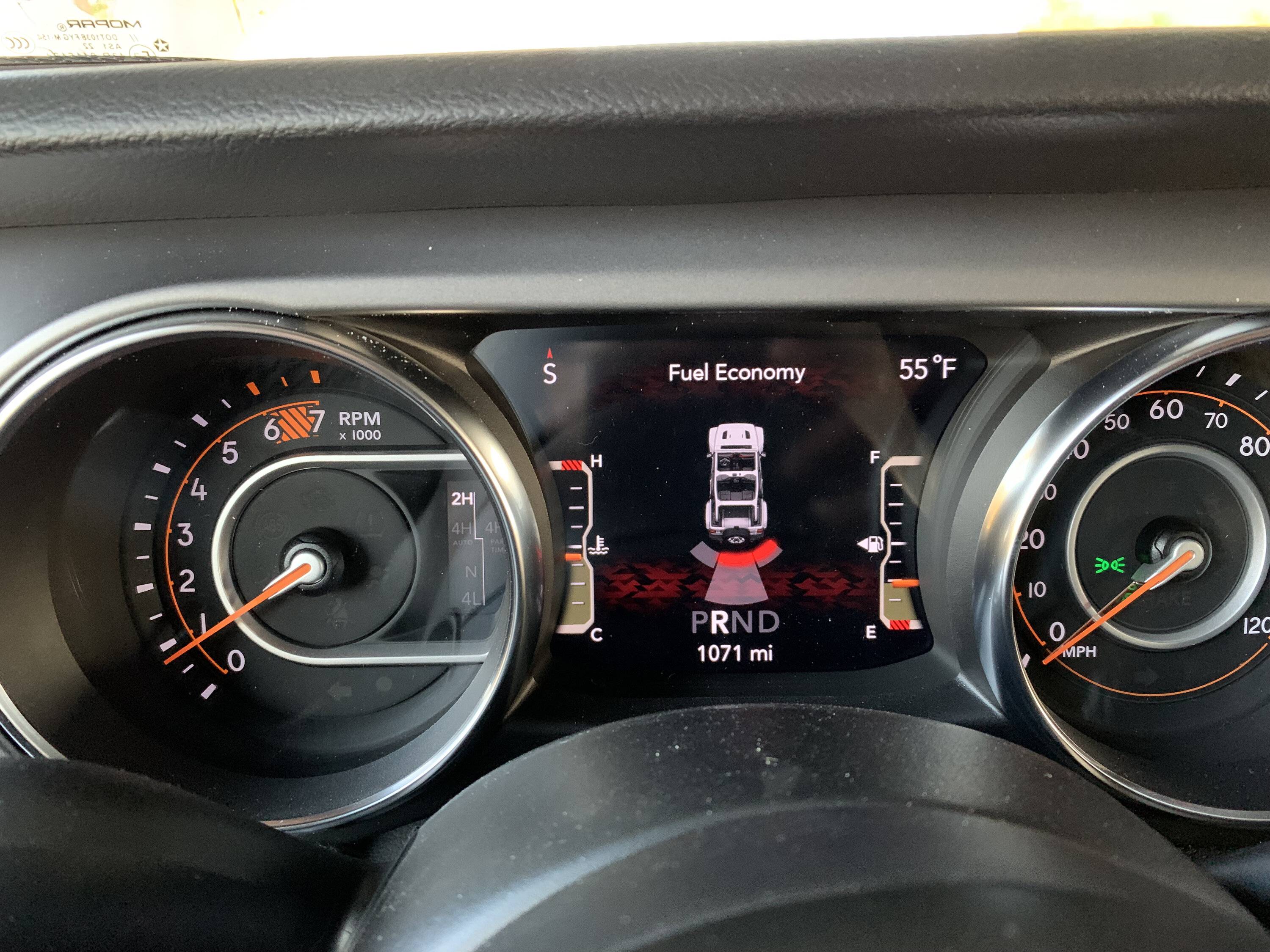 Jeep Wrangler JL Ghost(?) gremlin causing rear parksense sensor to go crazy - '22 JLU 836224FE-BB80-45AF-A3AE-CF6CFCAAEDB5