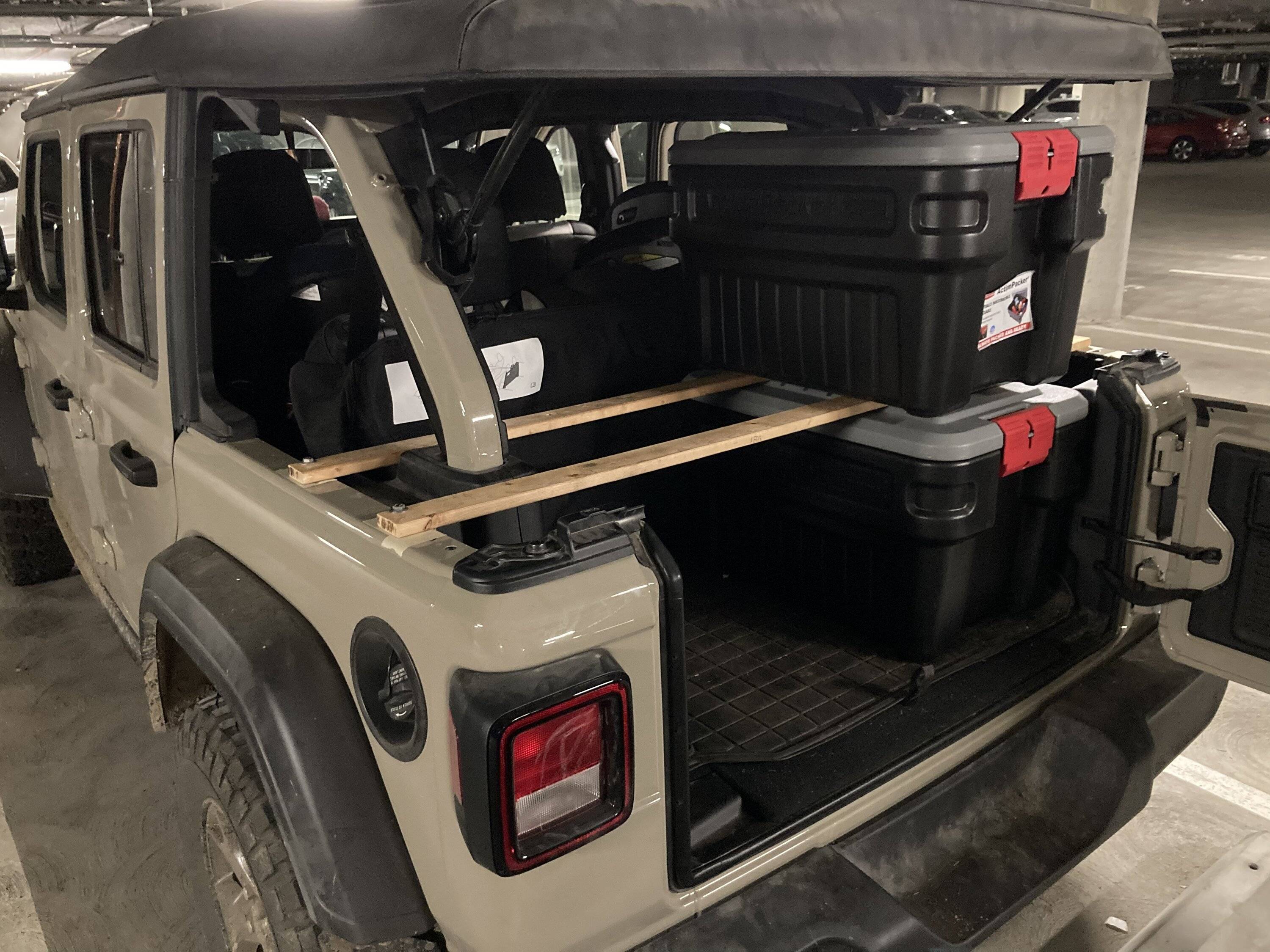 Jeep Wrangler JL Low buck cargo rack B199AD30-DB7B-4752-96E0-F8563CEBC4CD
