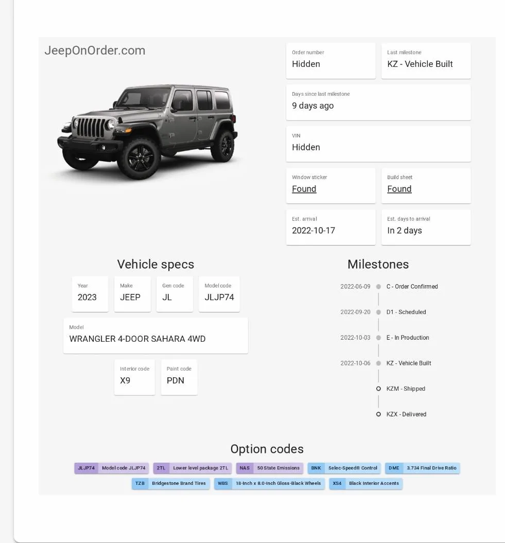 Jeep Wrangler JL 2023 Orders - Check in here Screenshot_20221015_125751