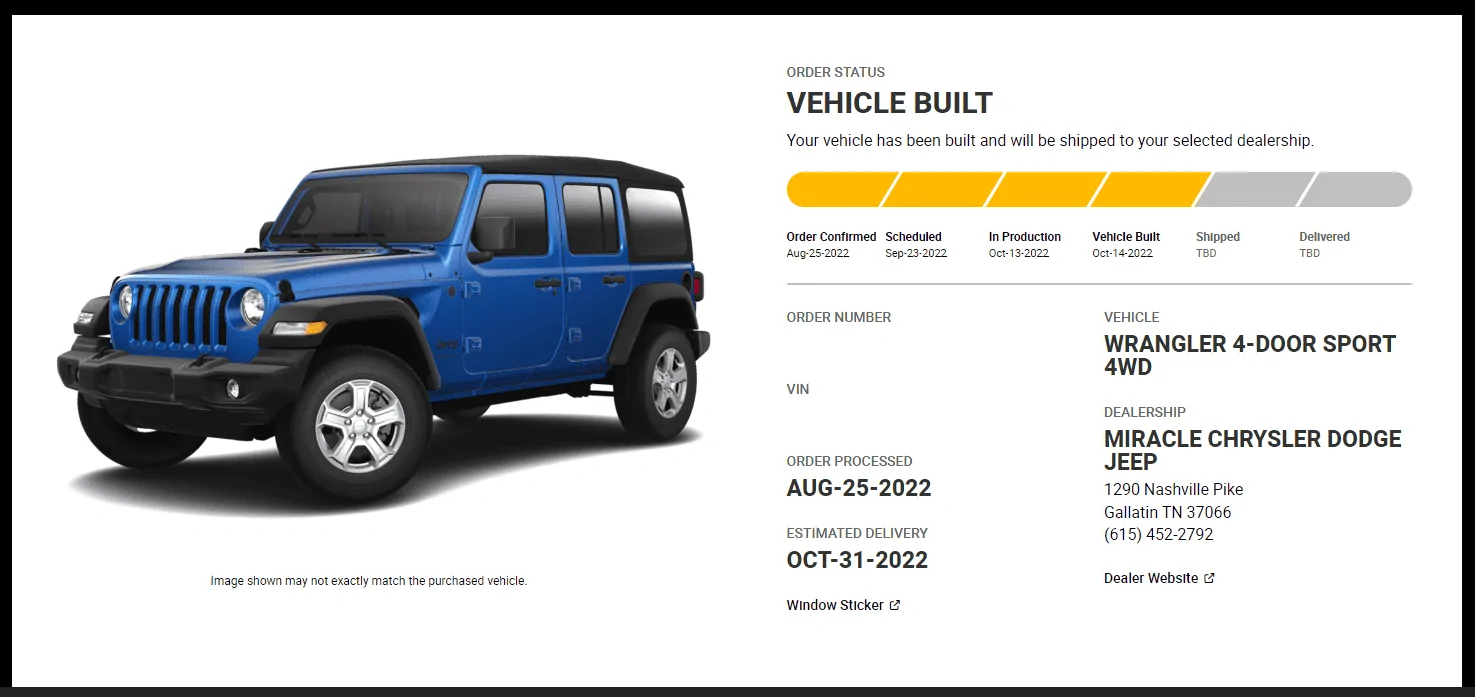 Jeep Wrangler JL 2023 Orders - Check in here Captur