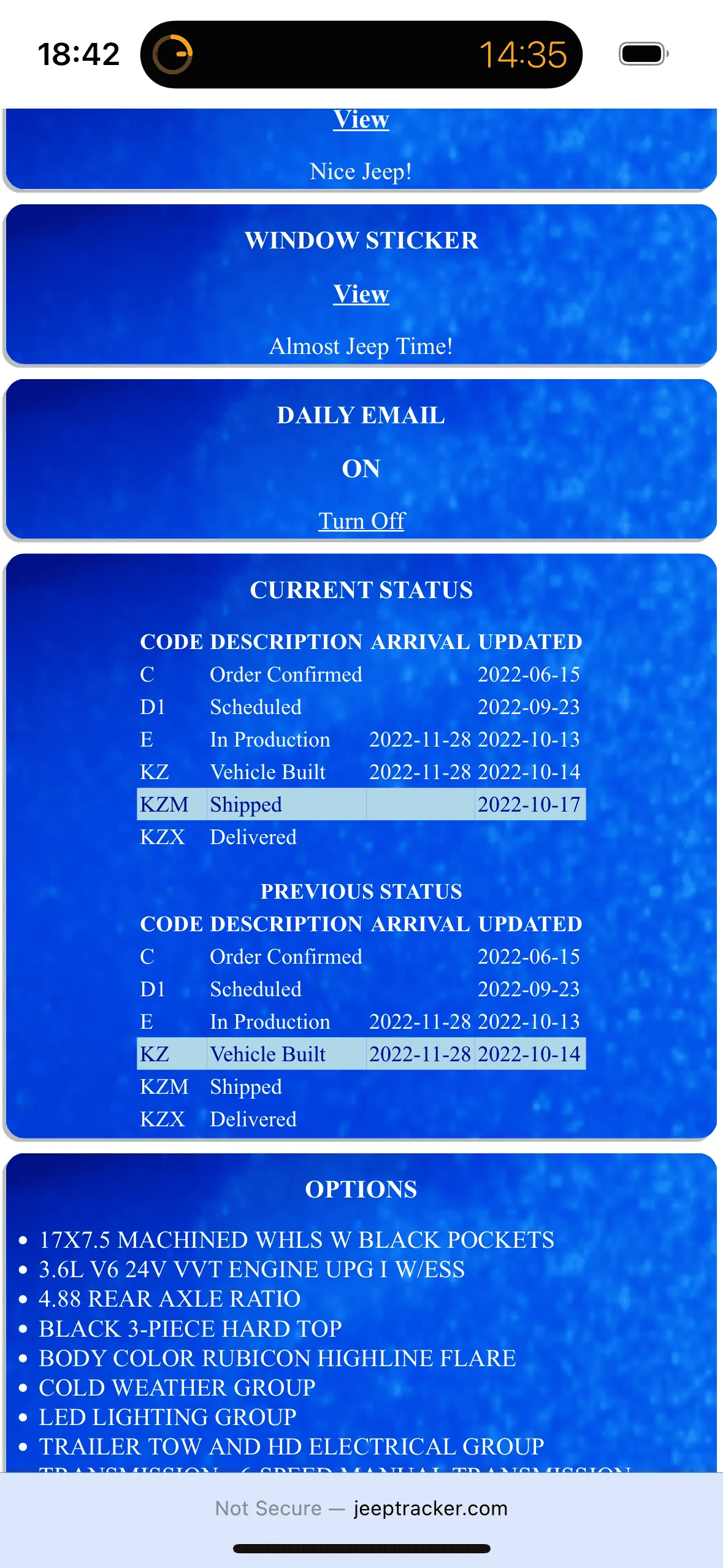 Jeep Wrangler JL 2023 Orders - Check in here 02B33091-661E-47FA-AAD7-C87A8ADF0149