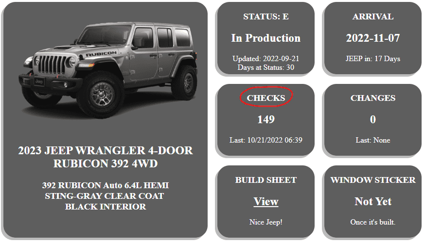 Jeep Wrangler JL Guide: Wrangler Order, Build, Tracking and Delivery Process 1666355226794