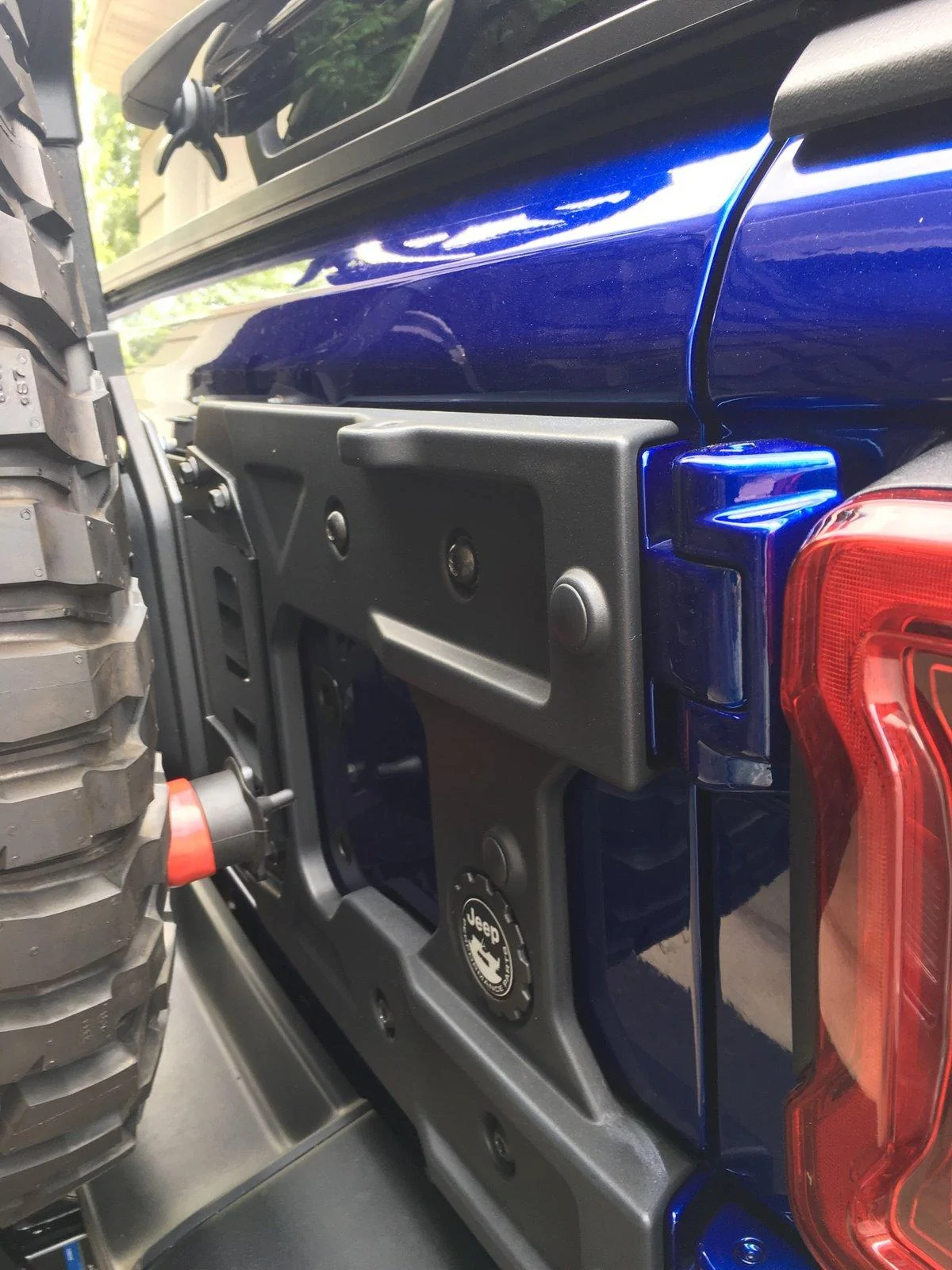 Jeep Wrangler JL JL  Issues with Mopar HD Hinge and Relocation bracket spare tire mt