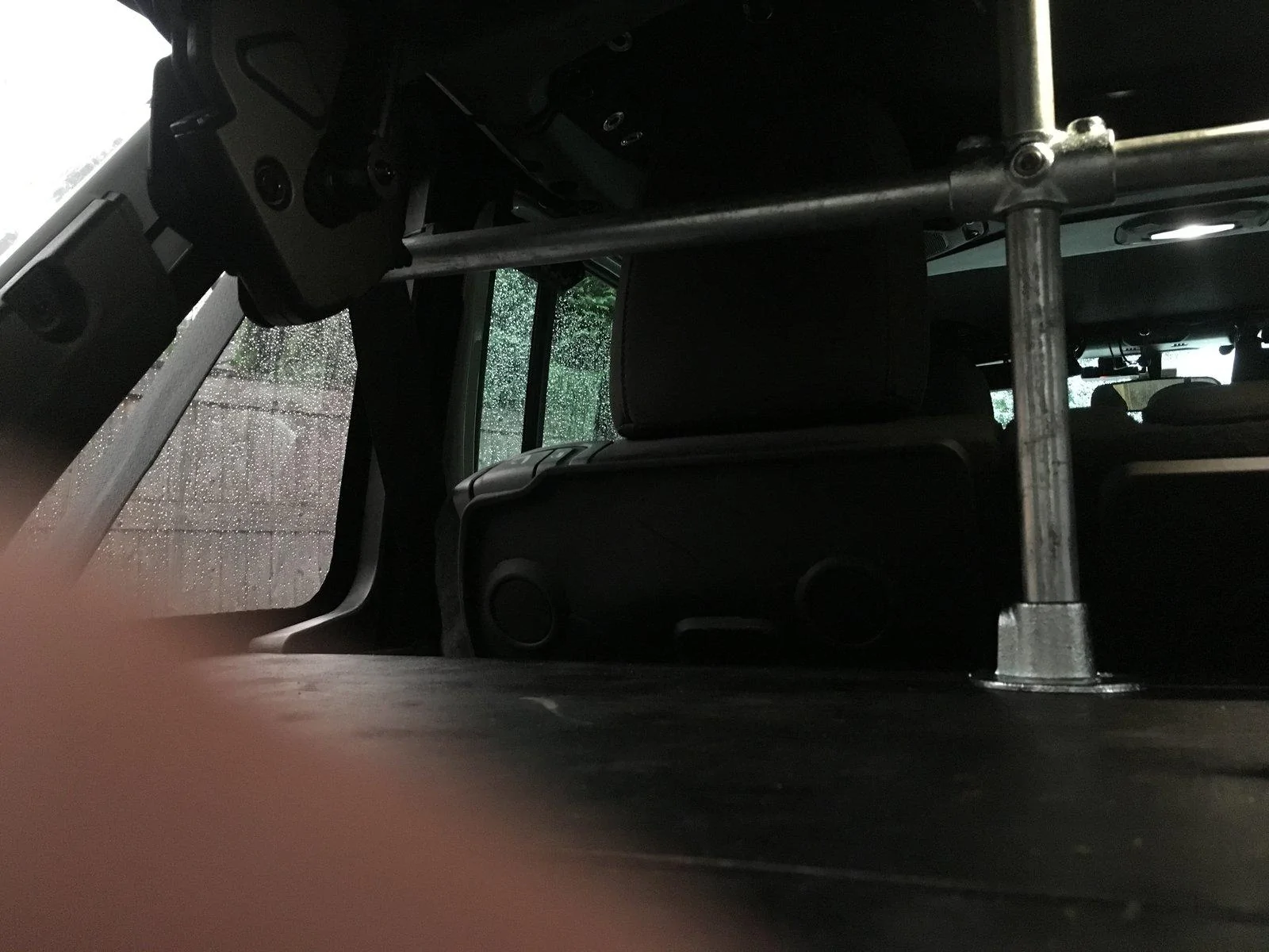 Jeep Wrangler JL JLU Cargo Area Concealer and Divider IMG_2437