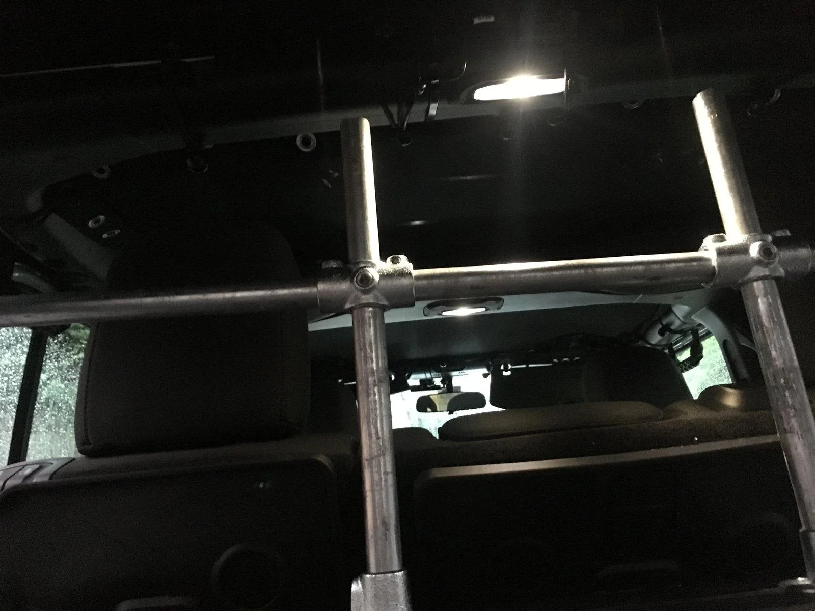 Jeep Wrangler JL JLU Cargo Area Concealer and Divider IMG_2442