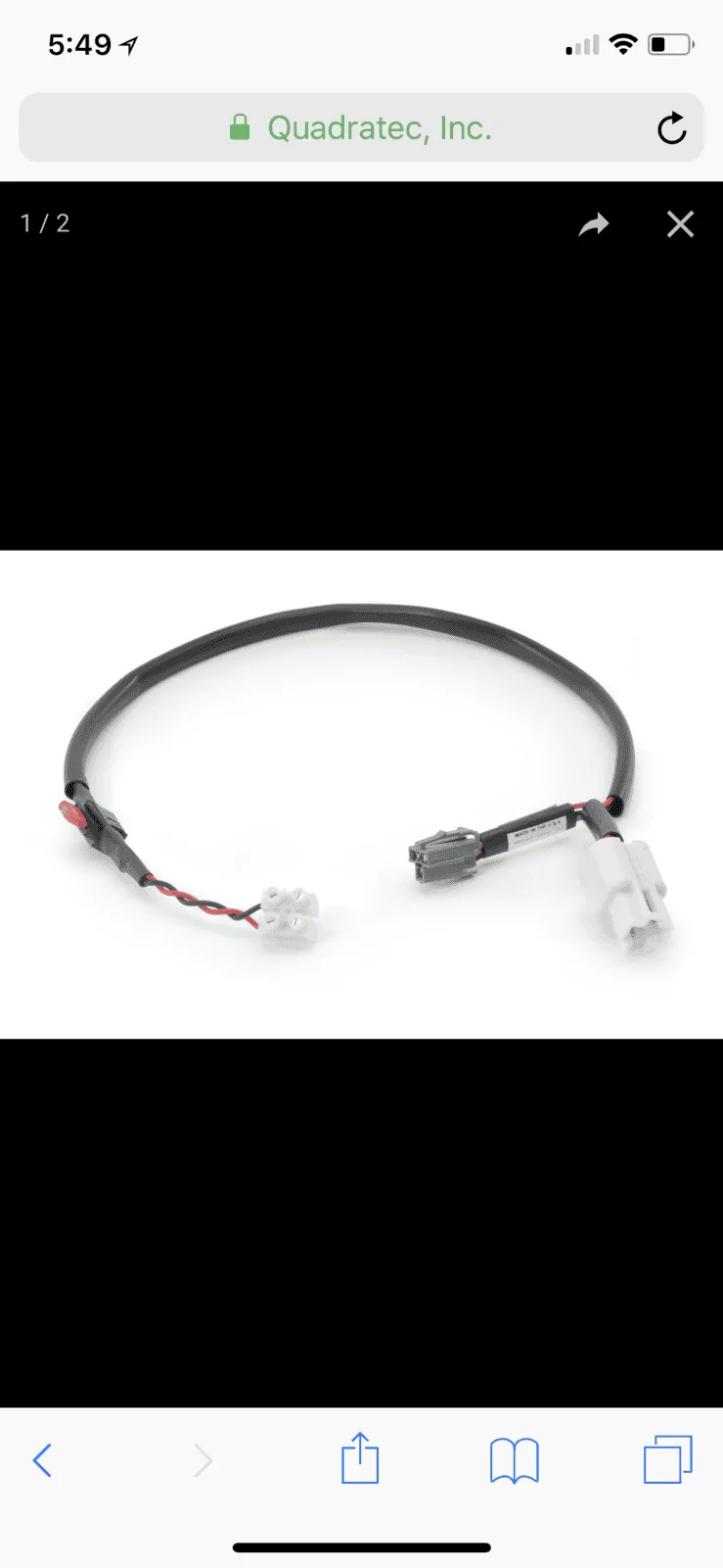 Jeep Wrangler JL 12 volt power adapter 7271A2A2-48F9-4872-8F7C-D0CAB10C1F35