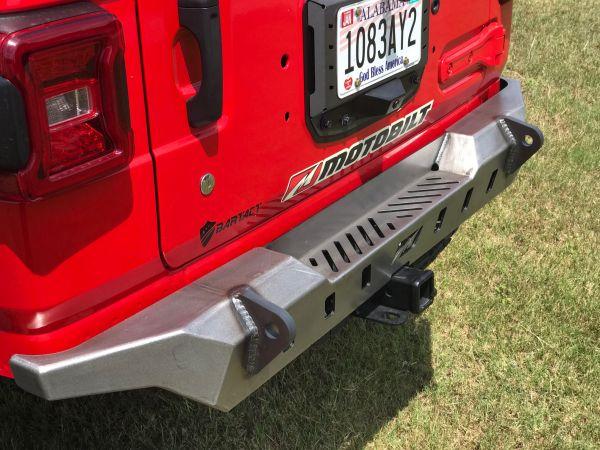 Jeep Wrangler JL Jeep JL Rear Crusher Bumper For Use With Spare Tire img_8953