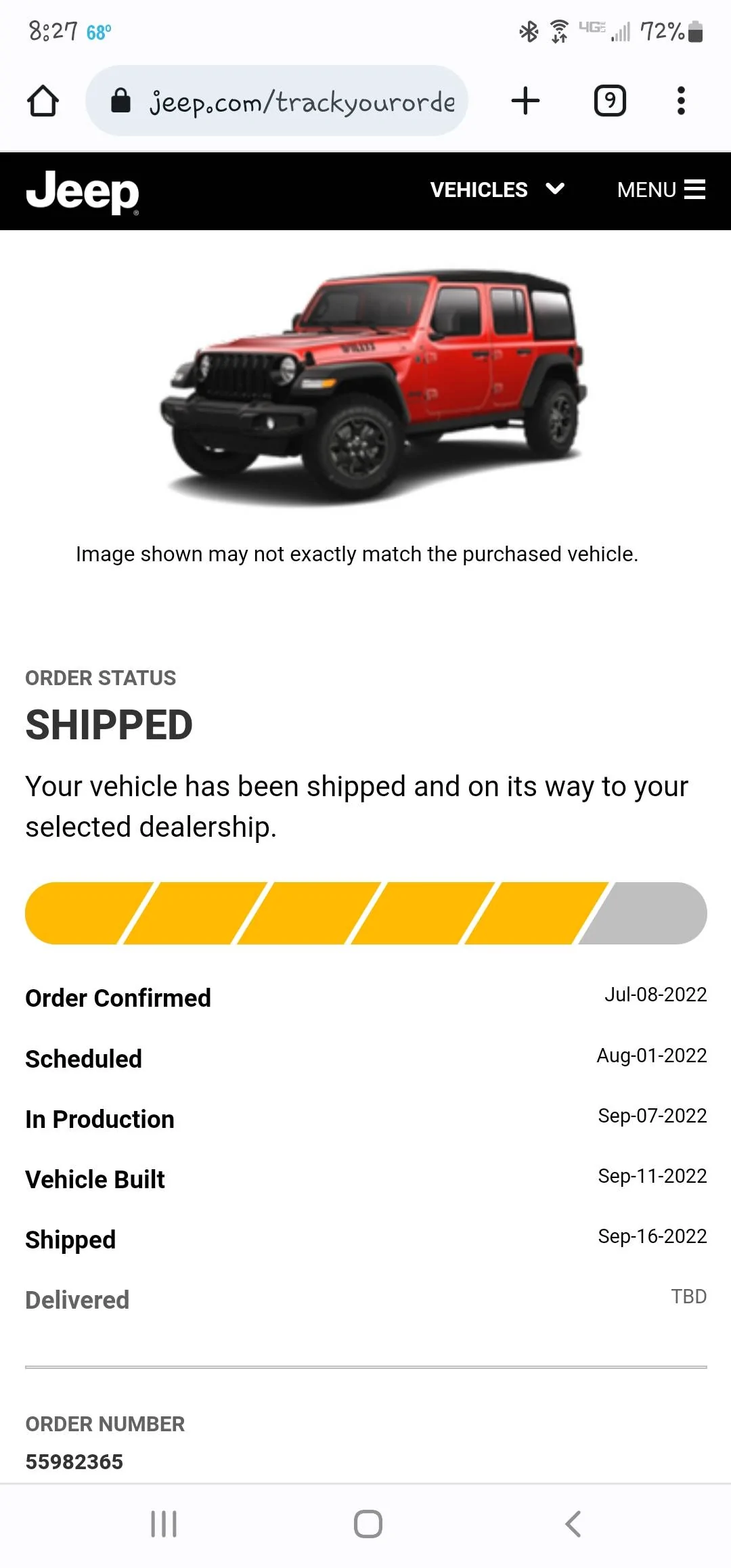 Jeep Wrangler JL 2023 Orders - Check in here Screenshot_20221022-202711_Chrom